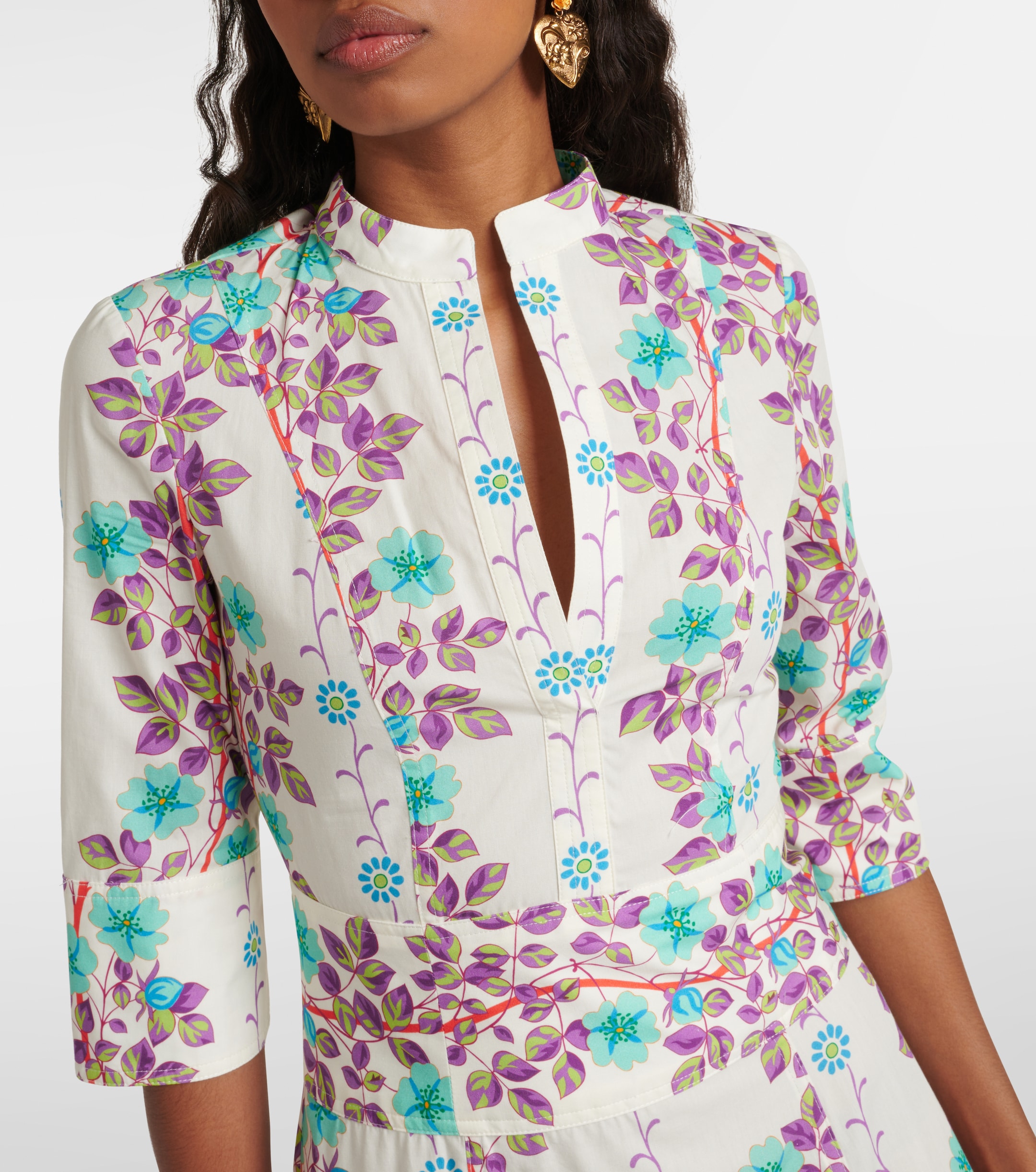 Etro Printed cotton shirt dress thumbnail