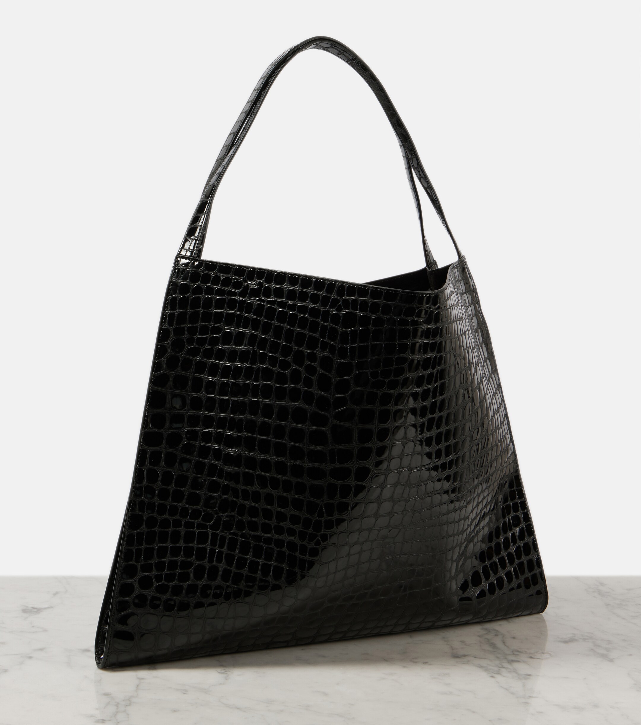 CHRISTIAN LOUBOUTIN Le 54 croc-effect leather shoulder bag