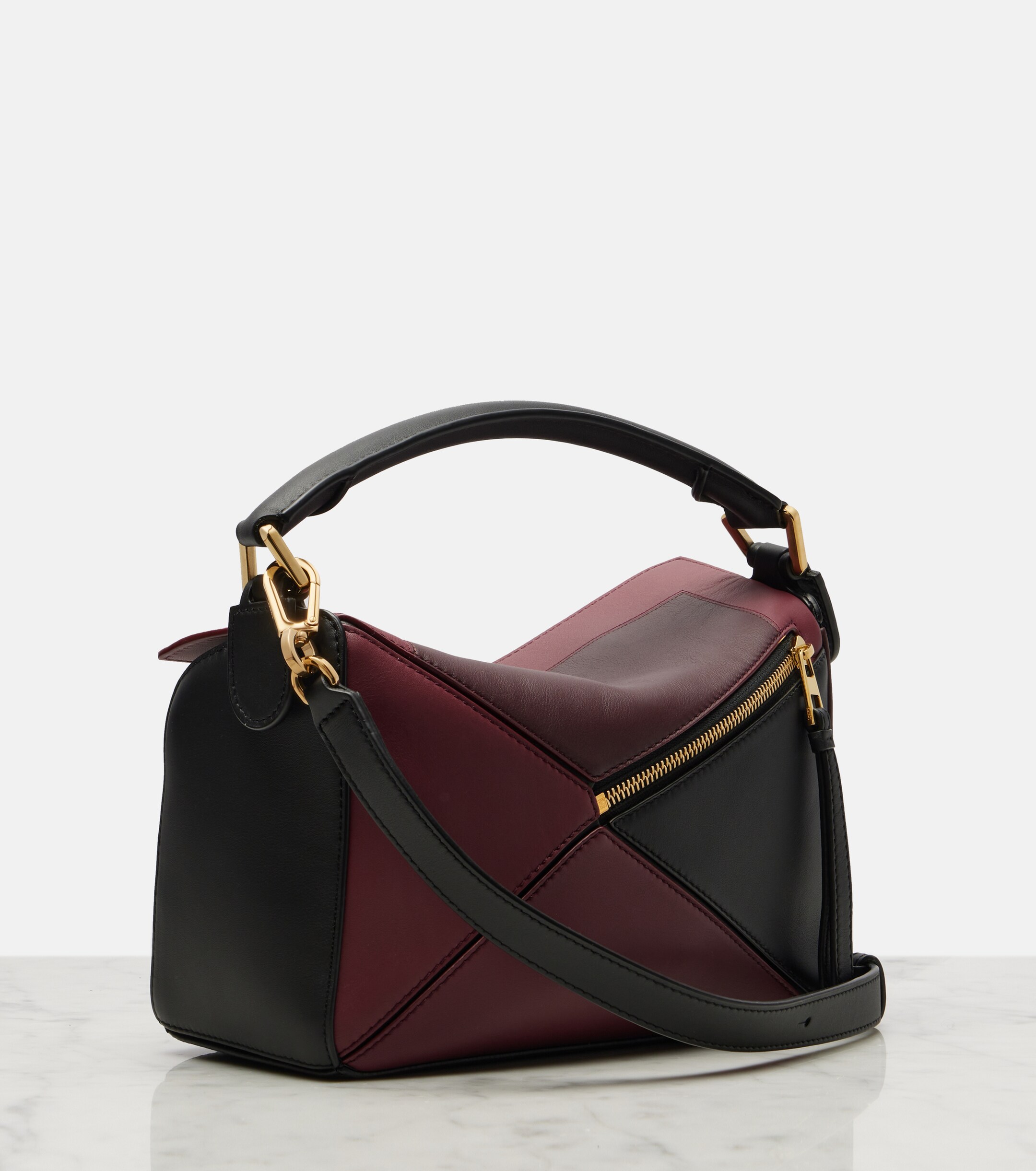 Loewe x Albers Puzzle Small leather top-handle bag
