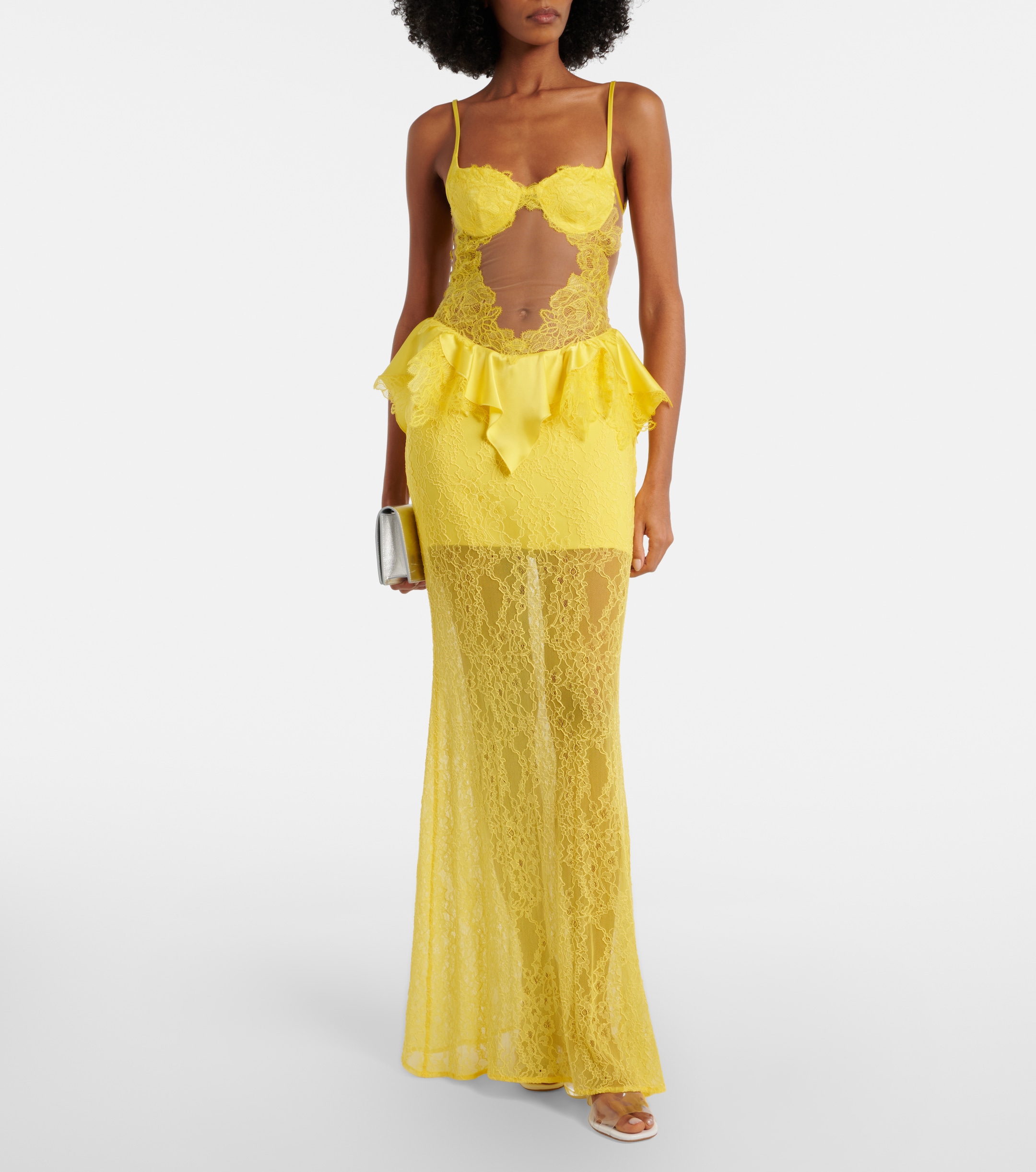 David Koma - Peplum lace cocktail dress | Plush