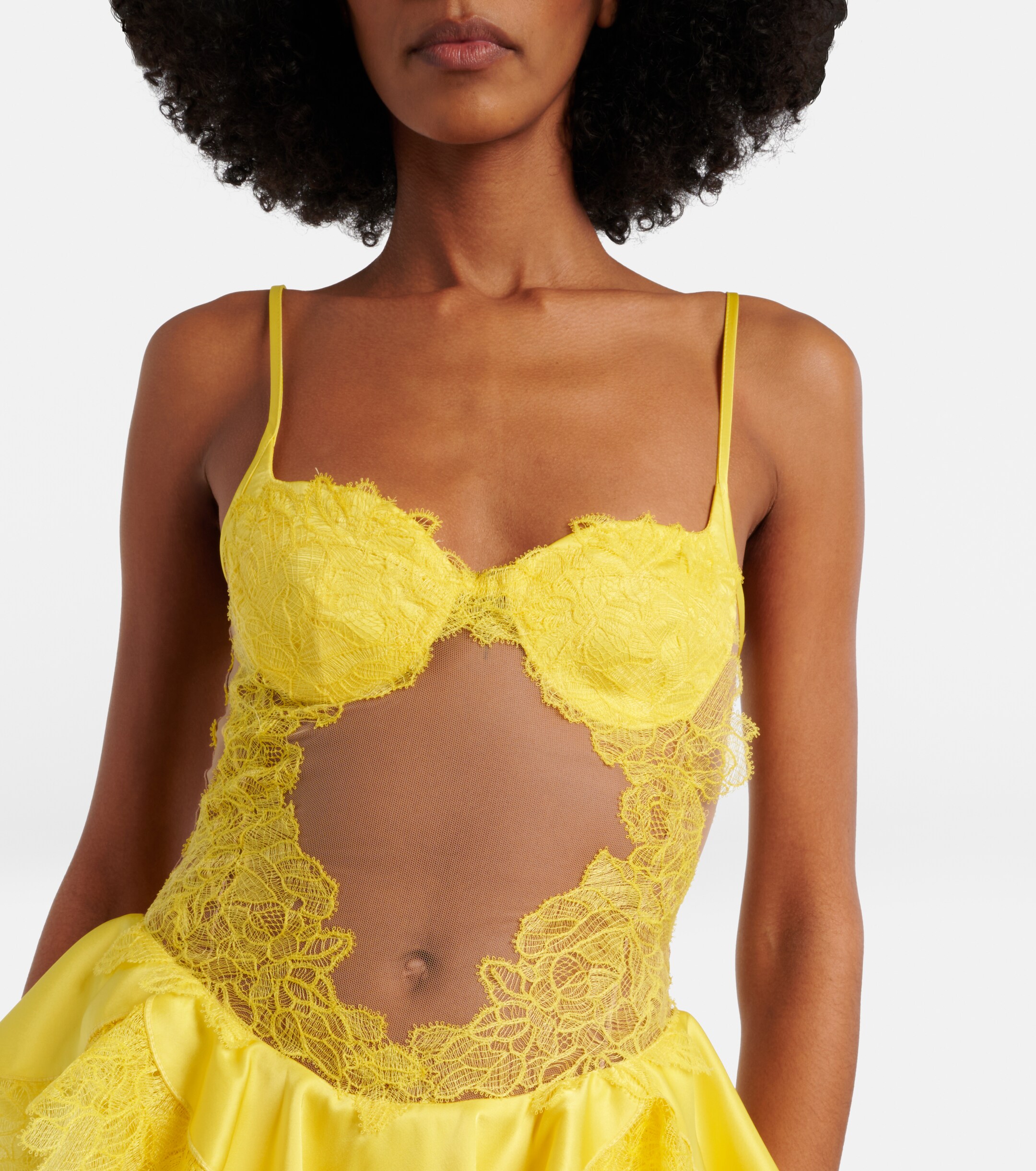 David Koma - Peplum lace cocktail dress | Plush