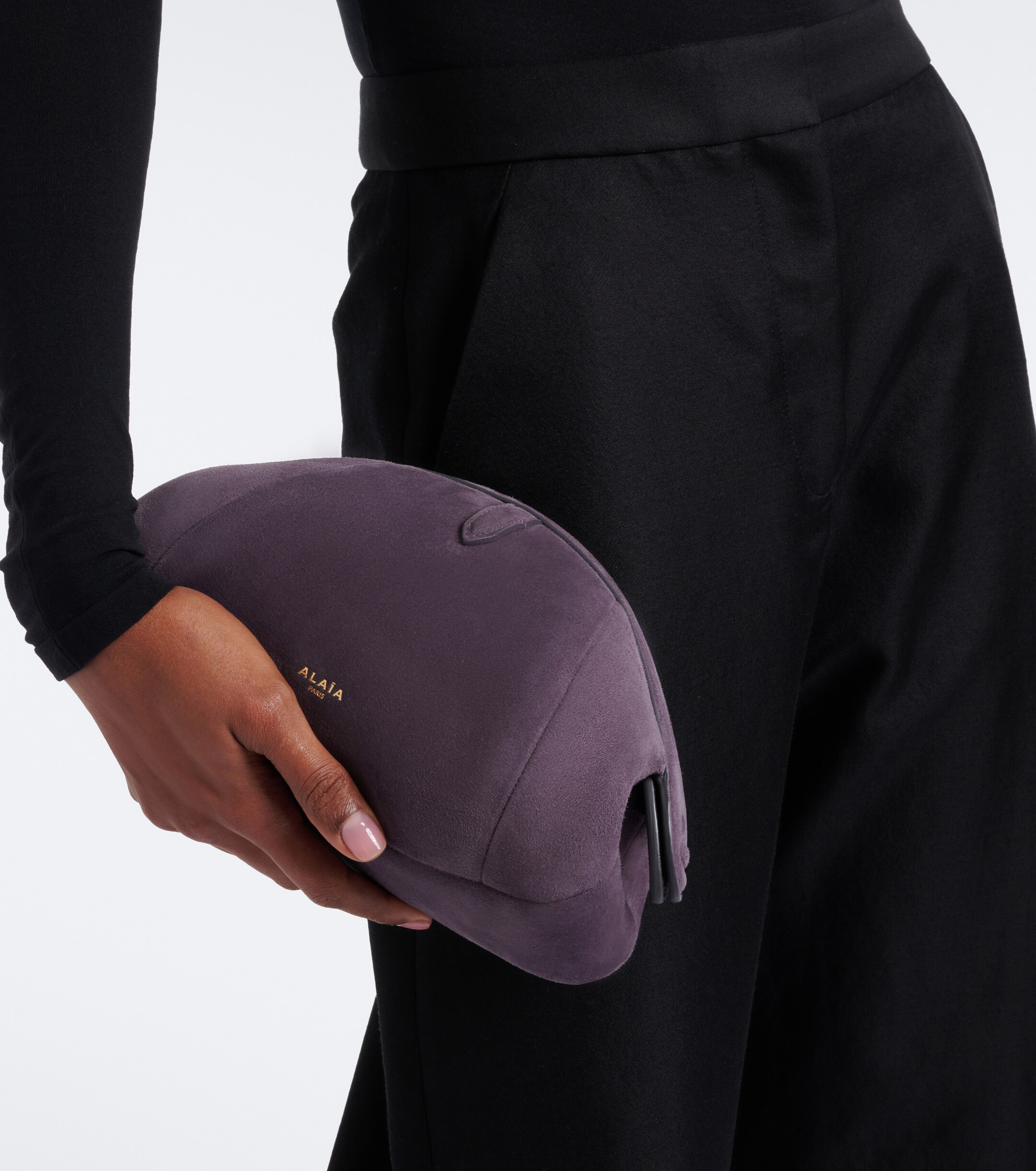 Alaïa Purse Small suede clutch