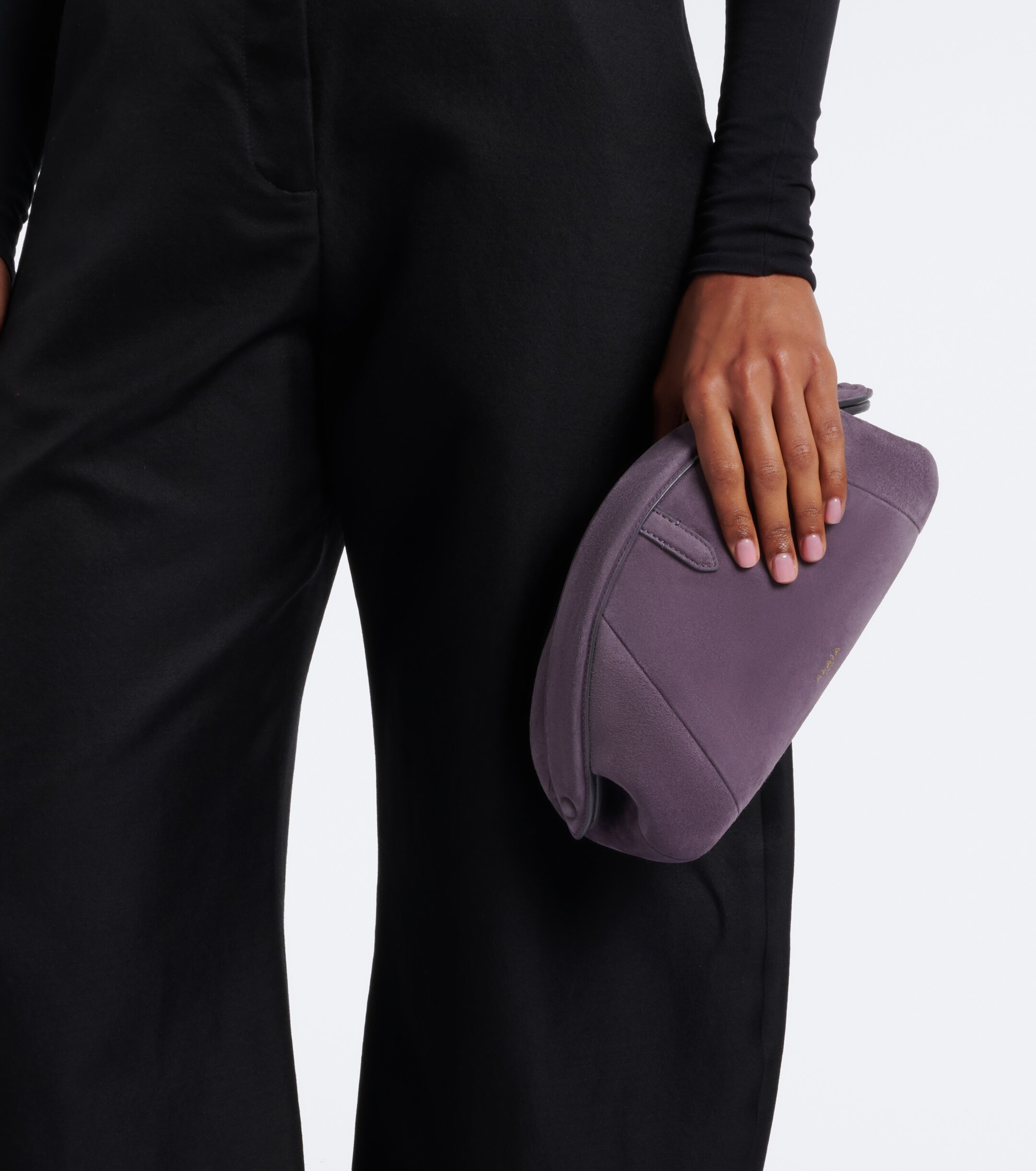Alaïa Purse Small suede clutch