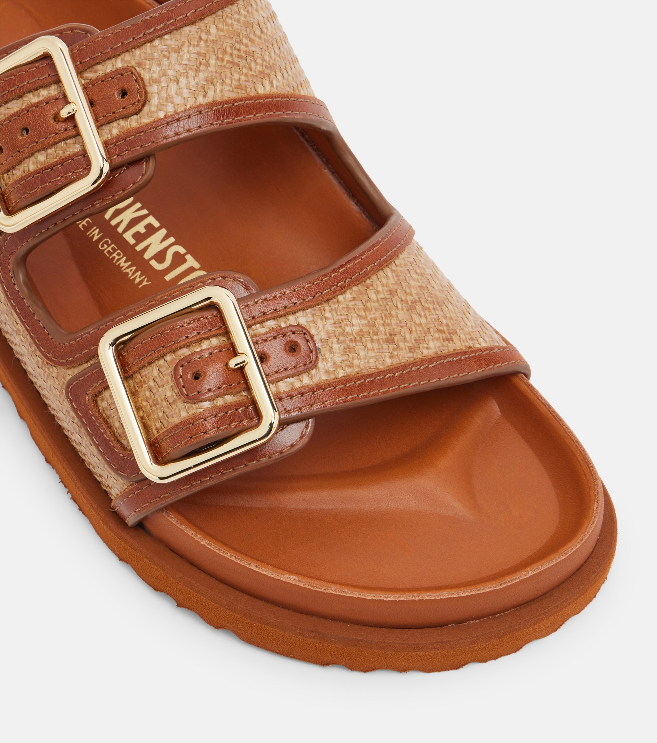 Birkenstock 1774 Birkenstock 1774 Arizona leather-trimmed woven sandals