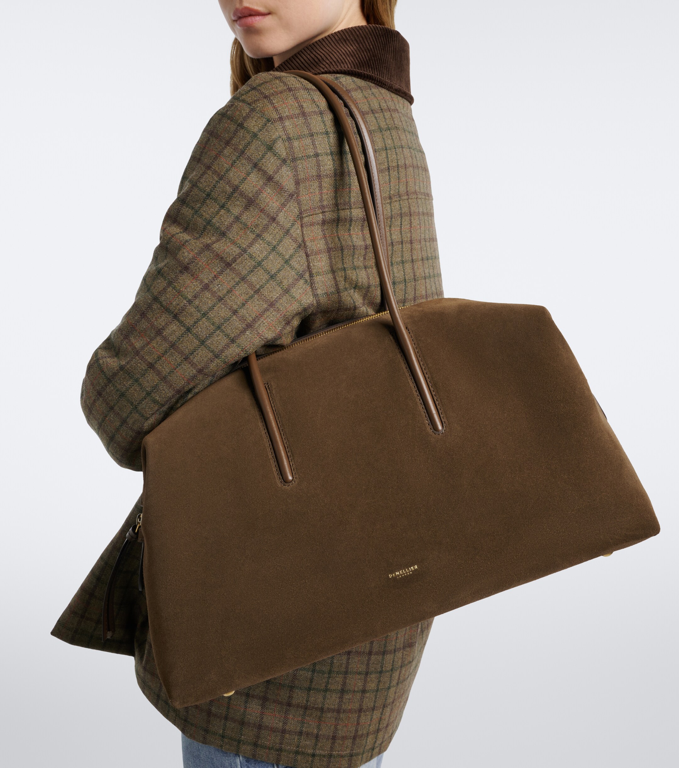 DeMellier Stockholm Large suede tote bag thumbnail