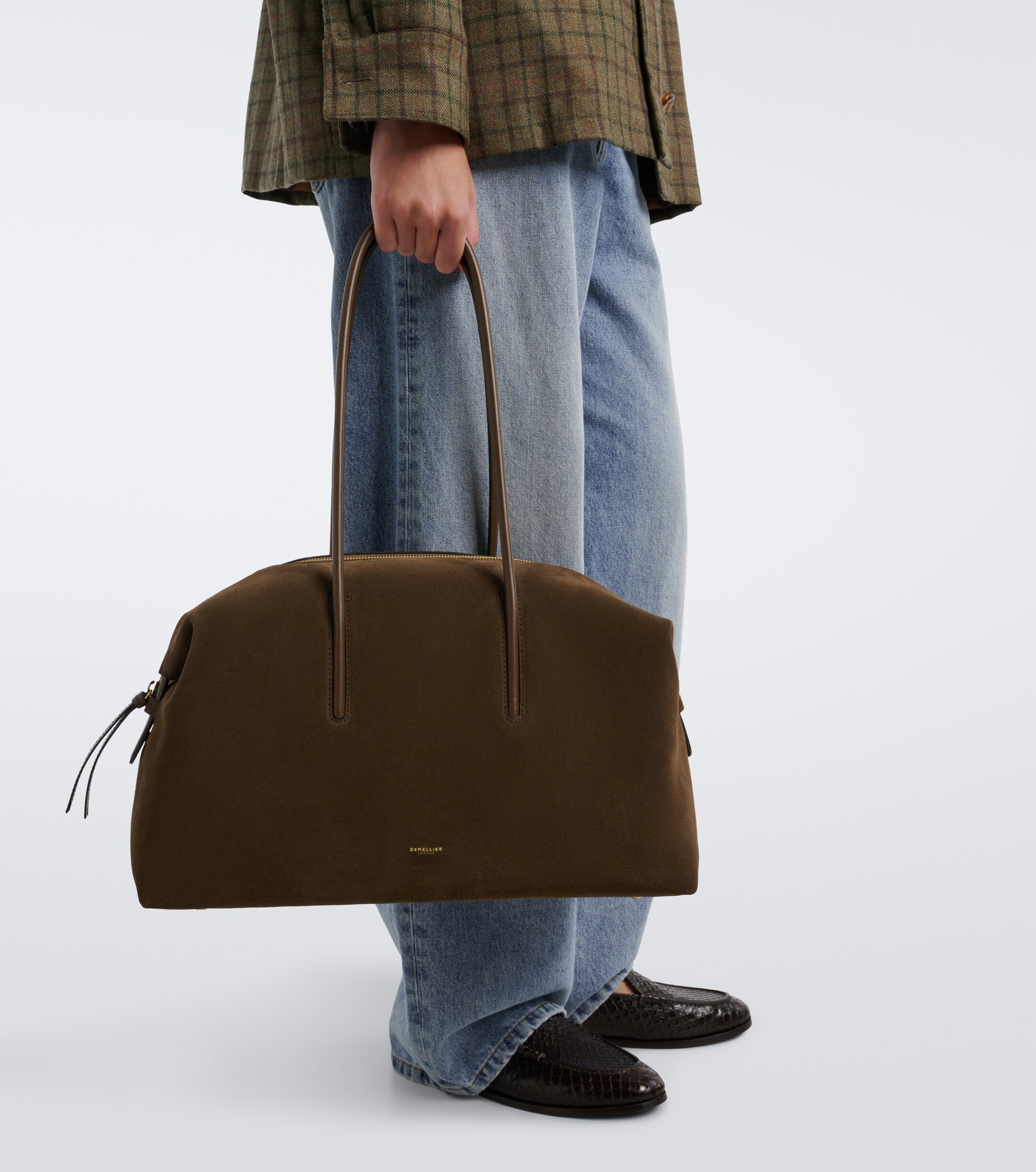 DeMellier Stockholm Large suede tote bag thumbnail