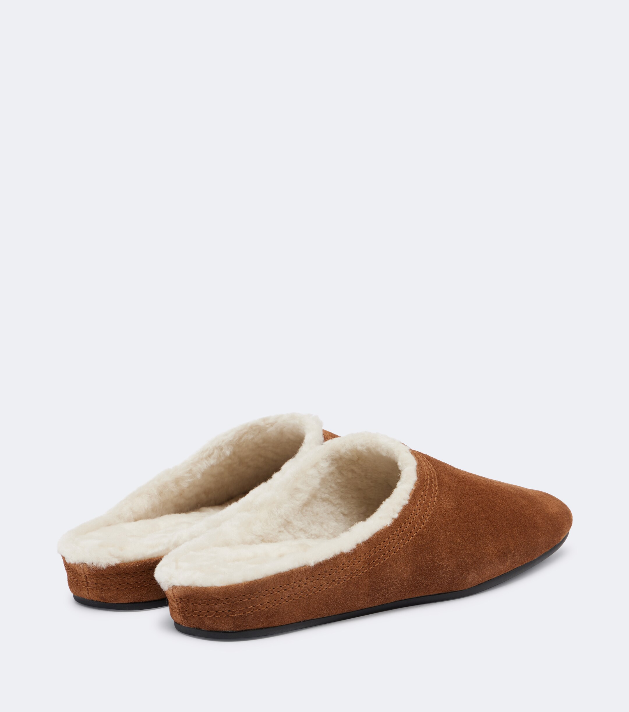 Veronica Beard Veronica Beard Narcisa shearling-lined suede mules