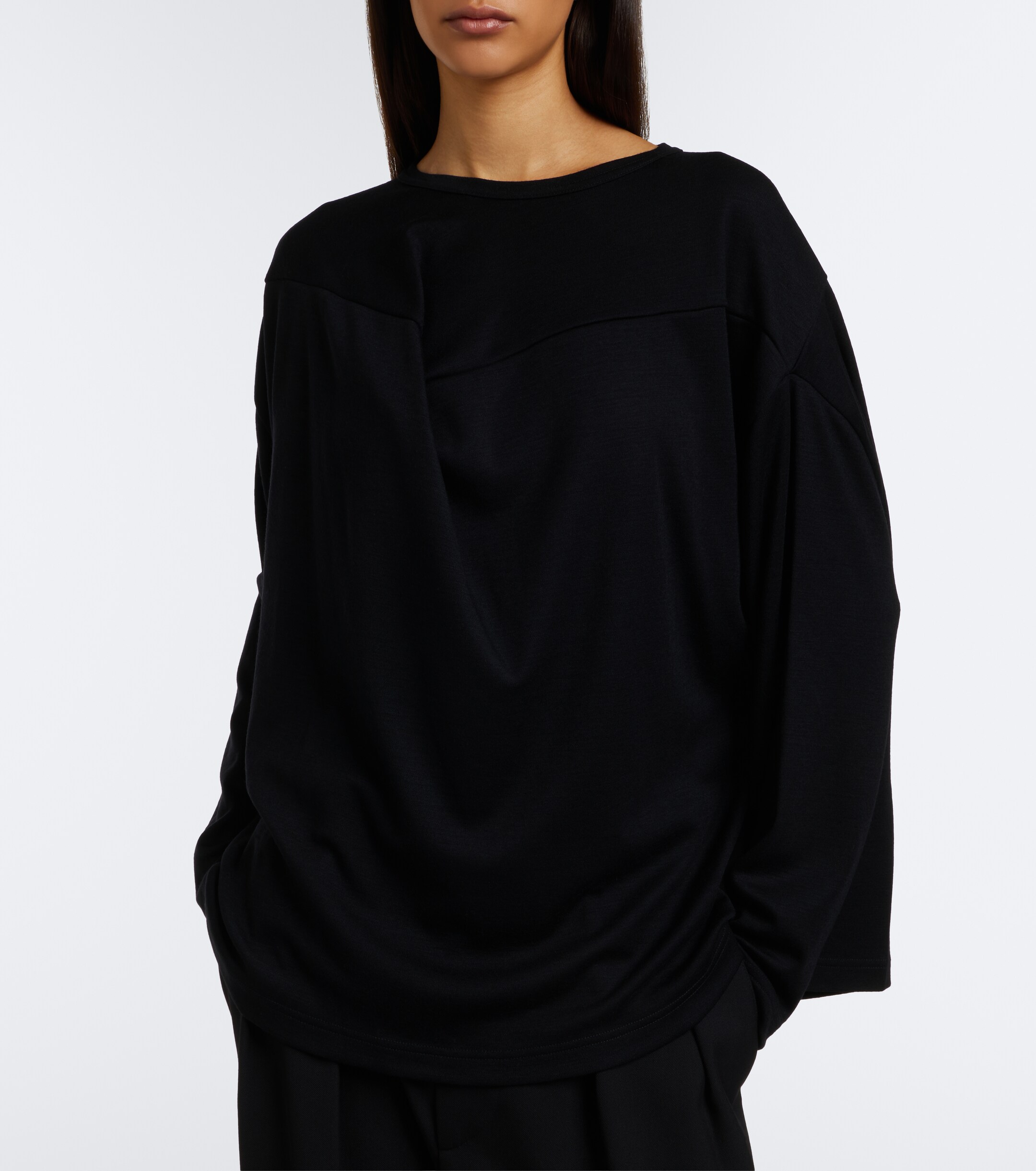 Junya Watanabe Junya Watanabe Draped wool top