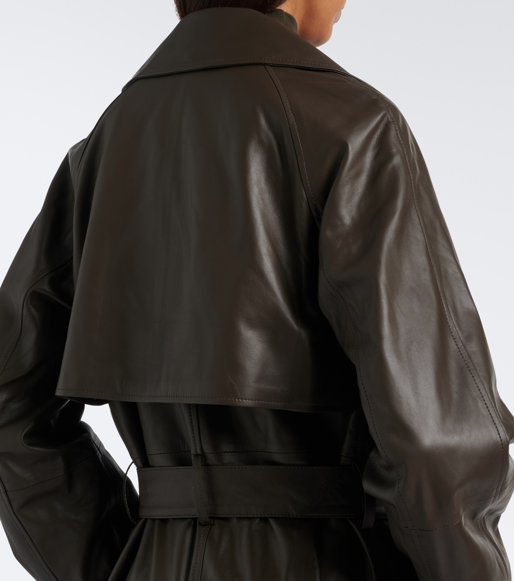 Vince Vince Leather trench coat