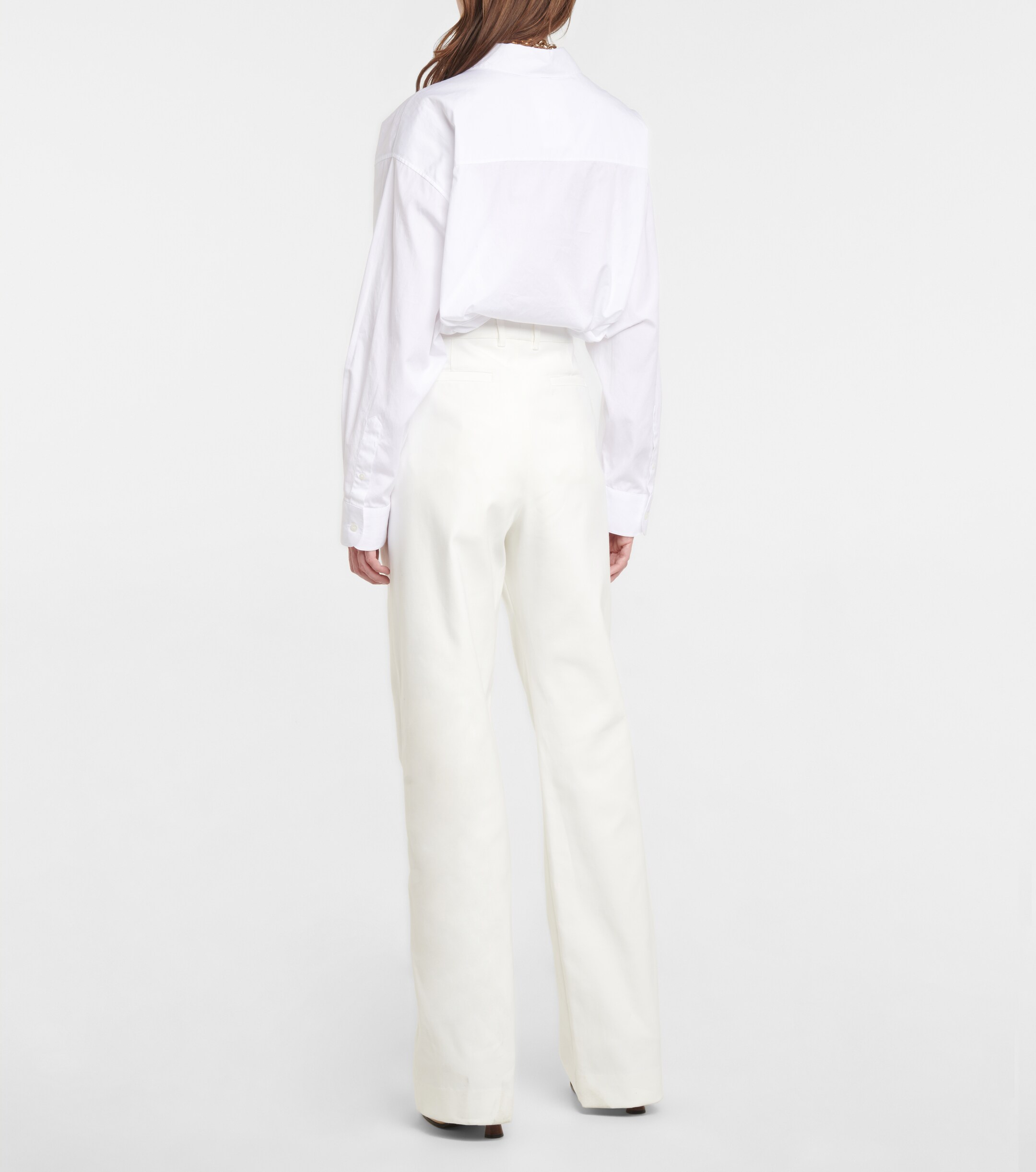 Loro Piana Kaplan Daisy high-rise cotton pants