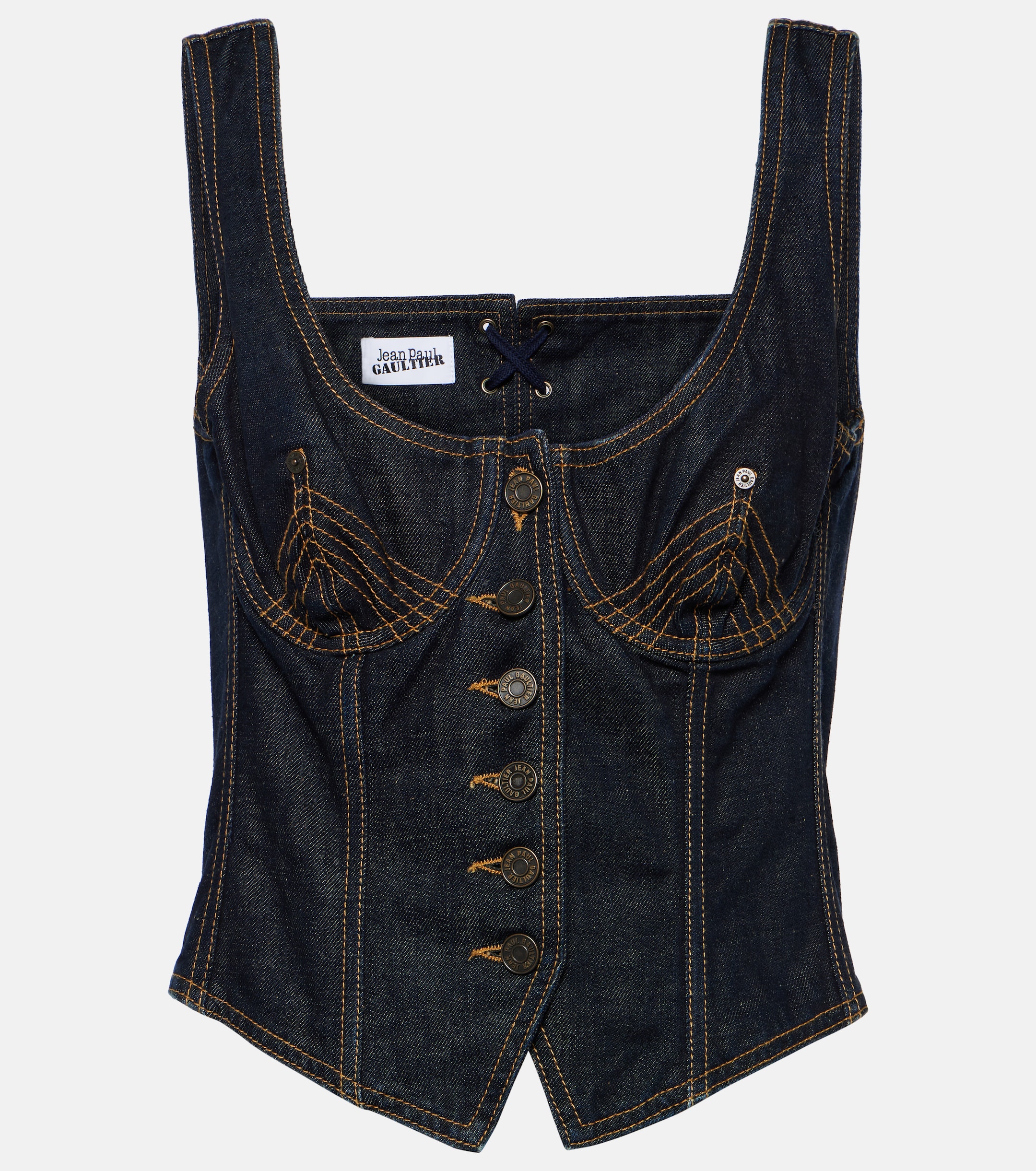 Jean Paul Gaultier Denim bustier