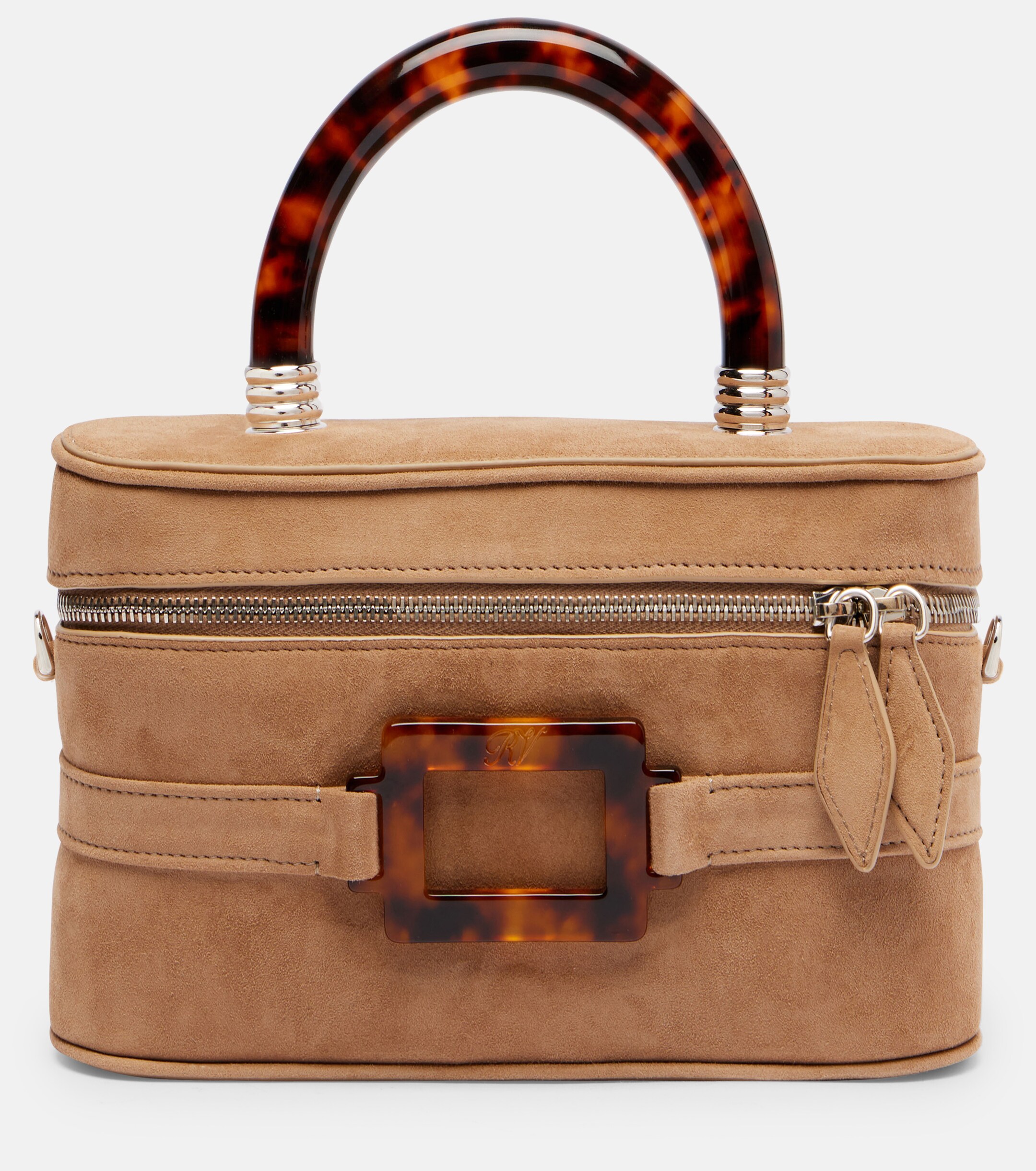 ROGER VIVIER Vanity Mini suede tote bag