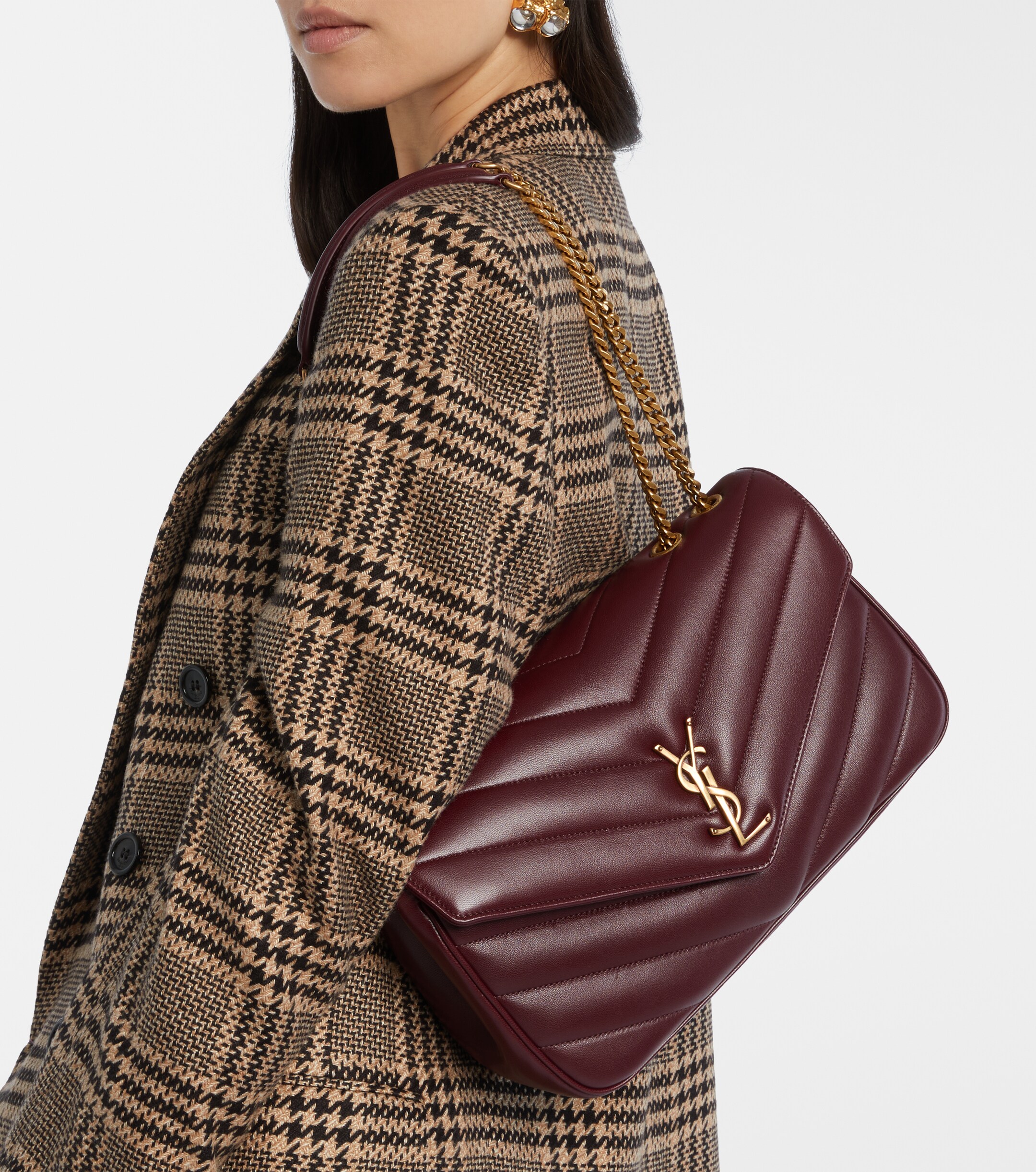 Saint Laurent Loulou Medium leather shoulder bag