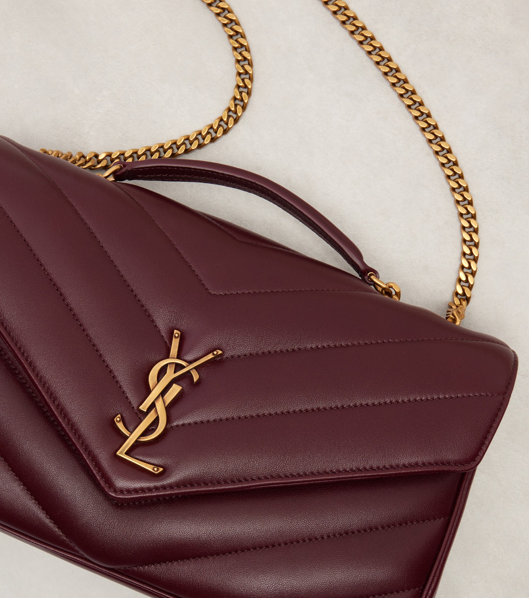 Saint Laurent Loulou Medium leather shoulder bag