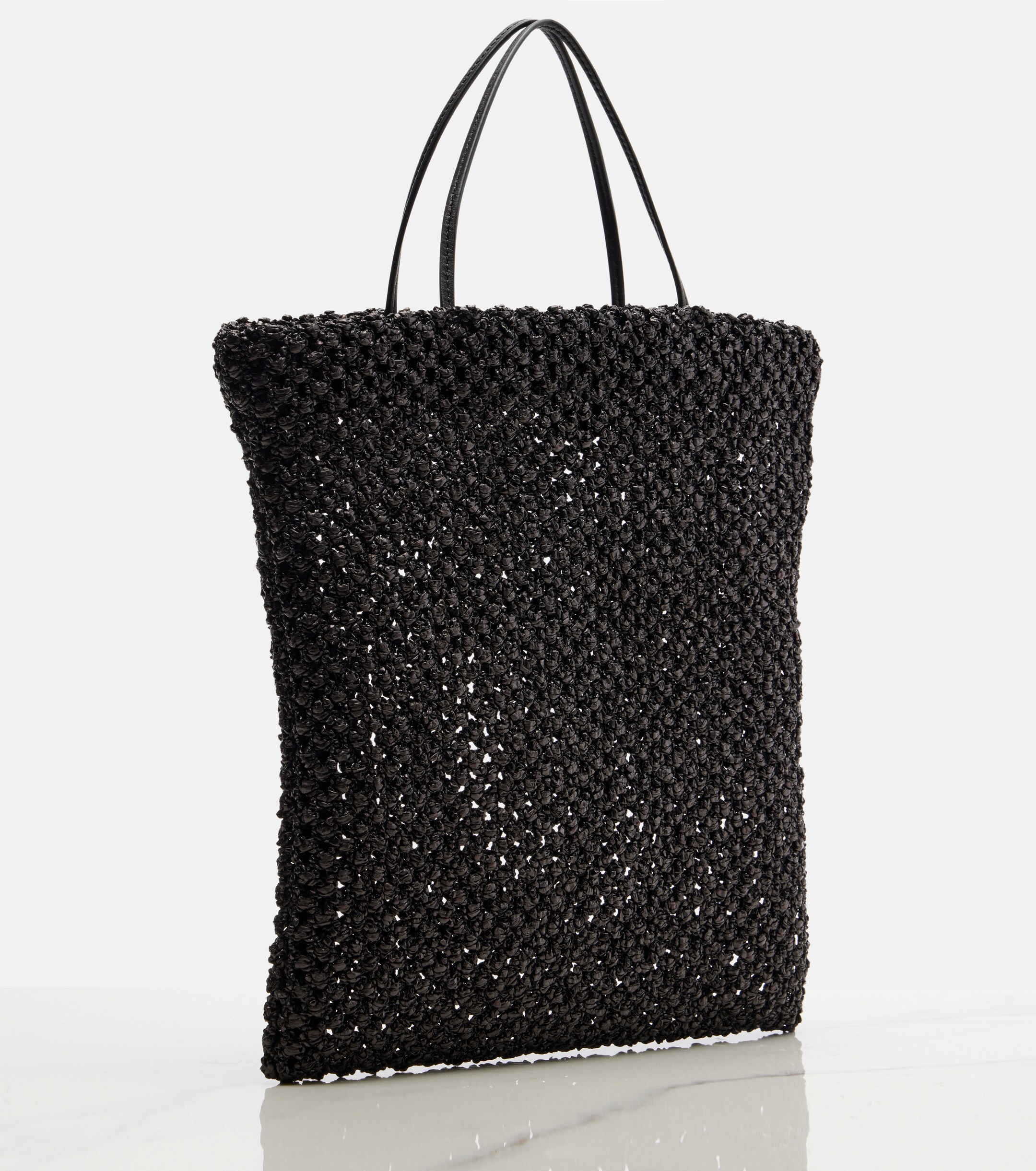 The Row Barn Small raffia tote bag