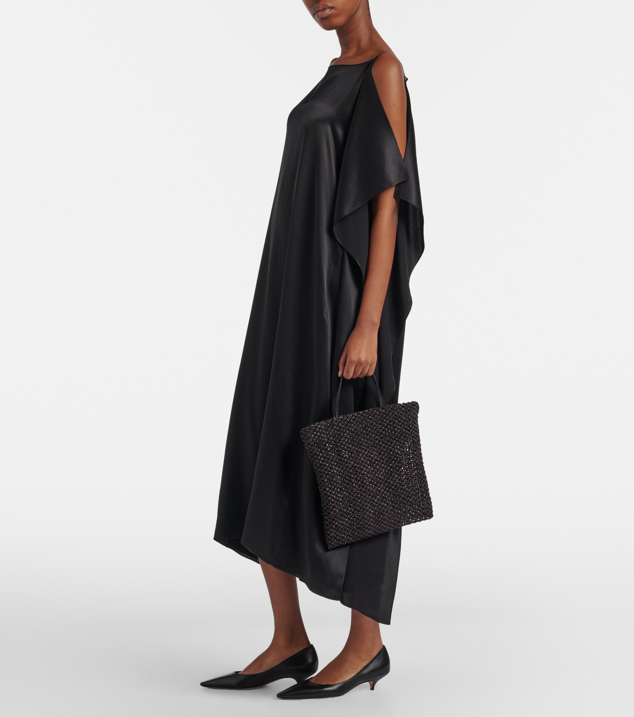 The Row Barn Small raffia tote bag