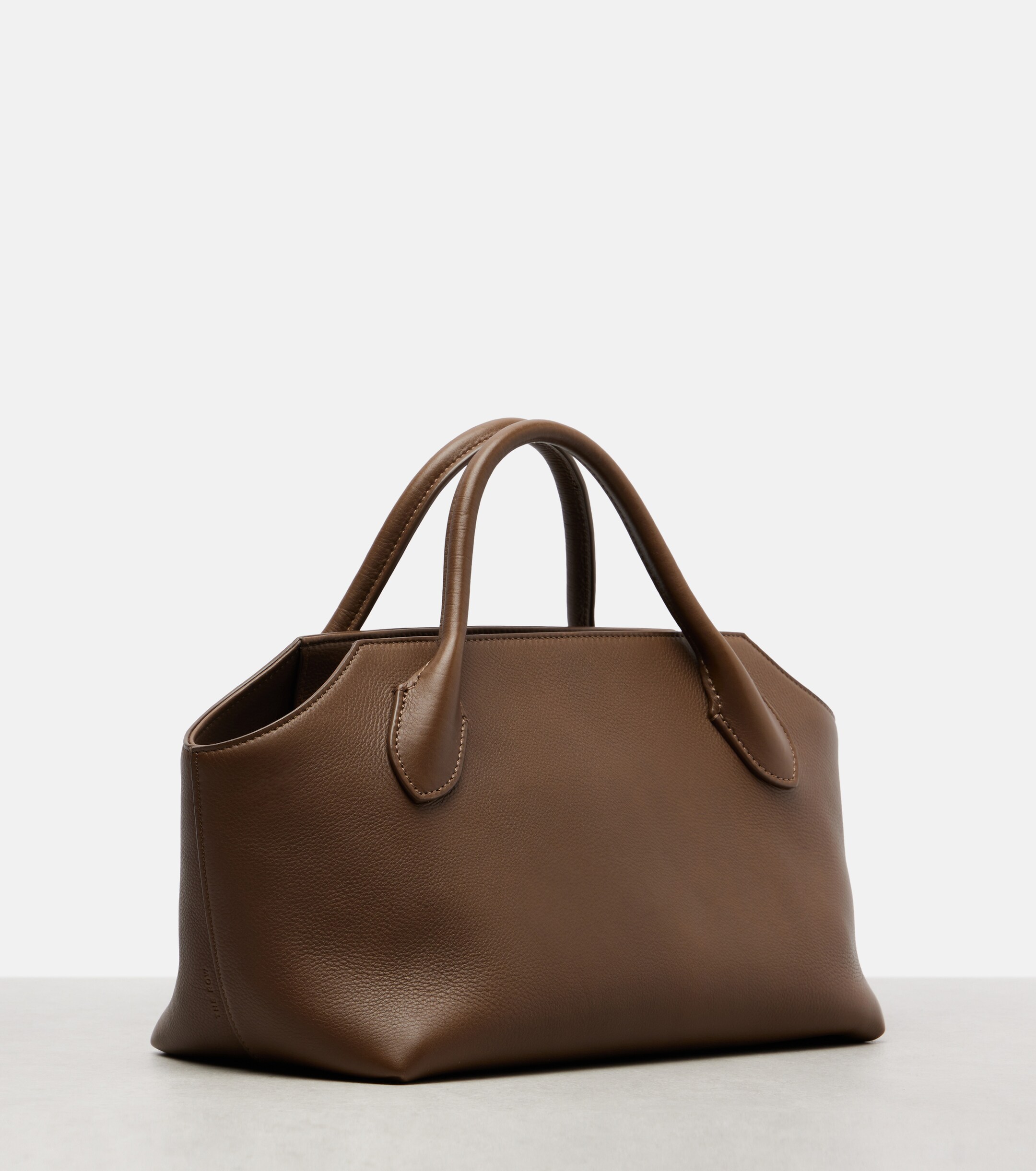 The Row Terrasse leather top-handle bag