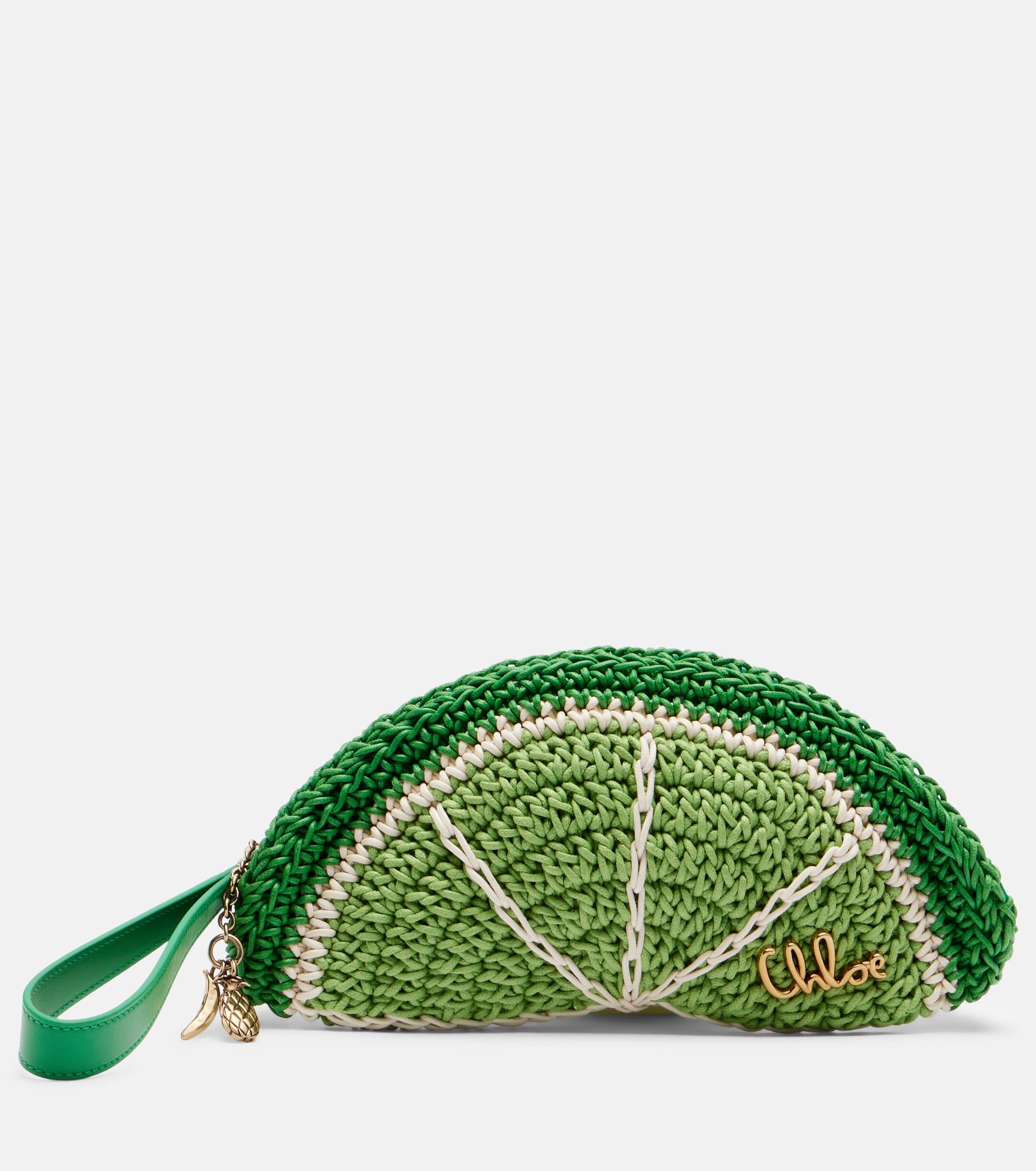 Chloé Chloé Tropicus Lime Slice clutch