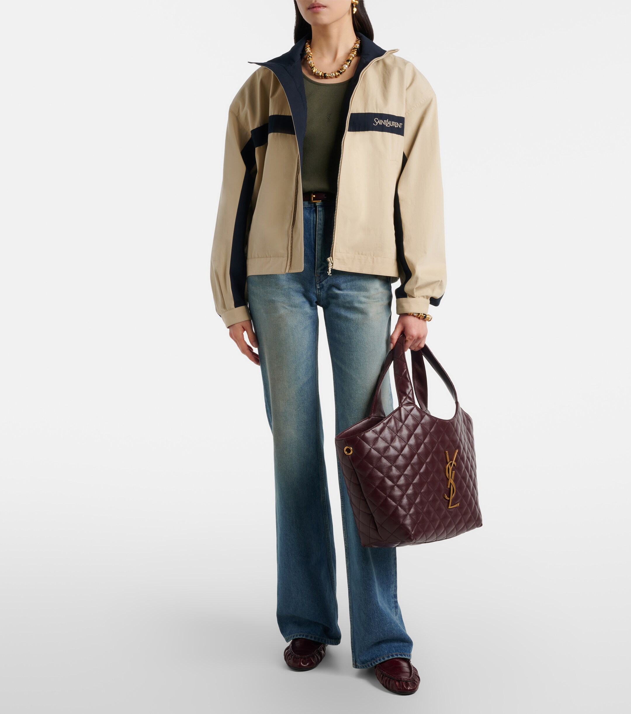 Saint Laurent Icare Medium quilted leather shopper