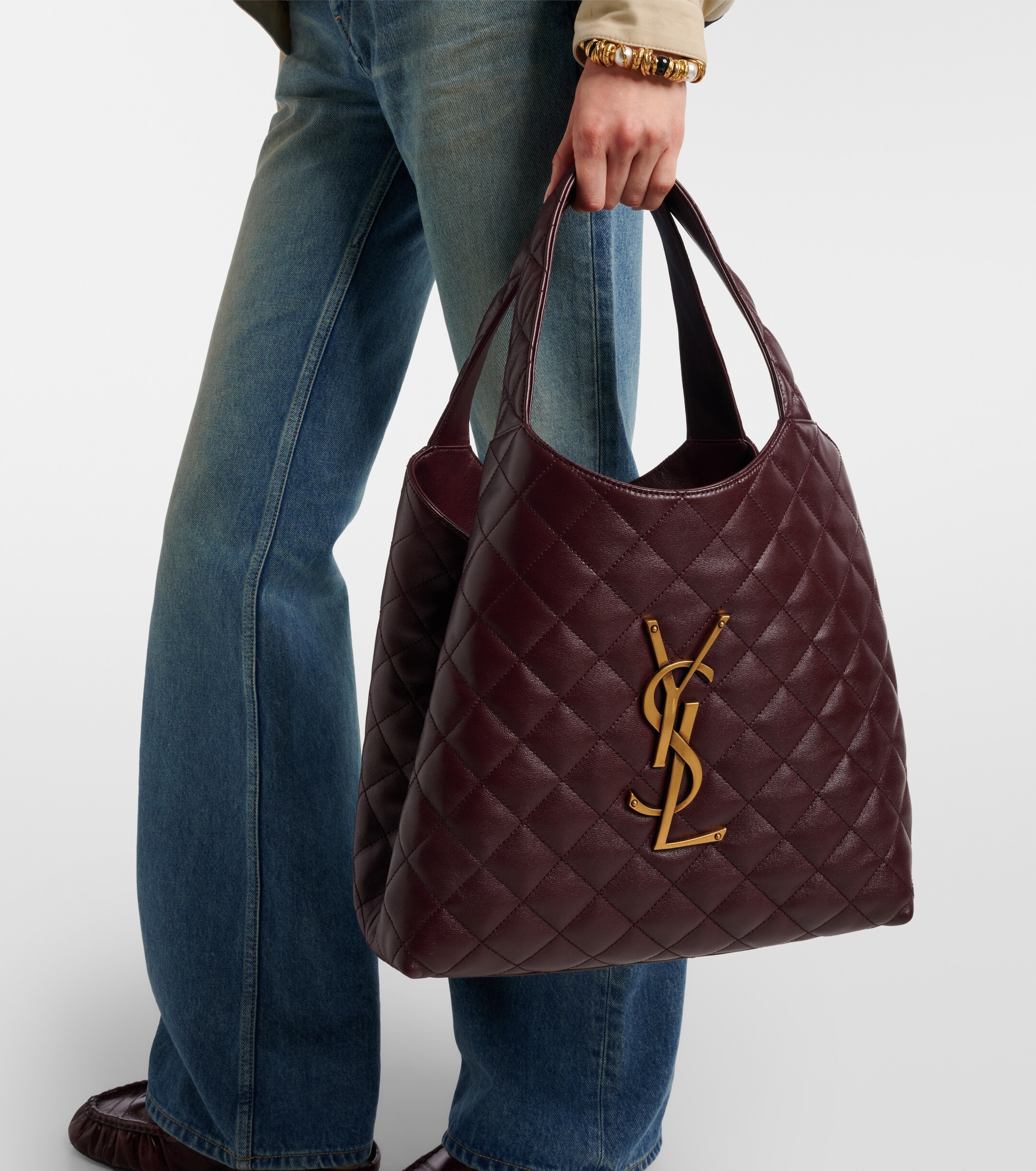 Saint Laurent Icare Medium quilted leather shopper