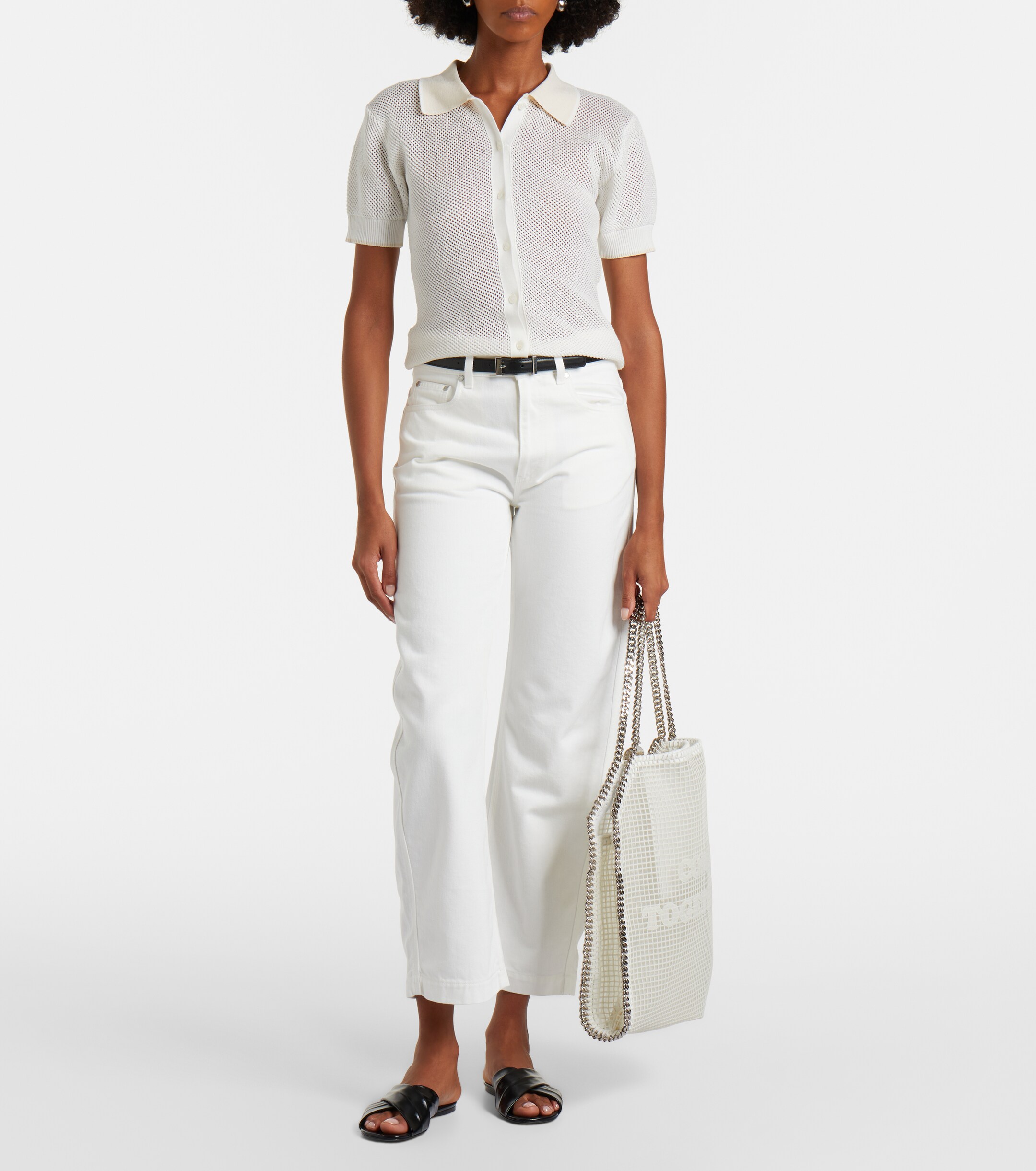 Stella McCartney Falabella Medium mesh tote bag