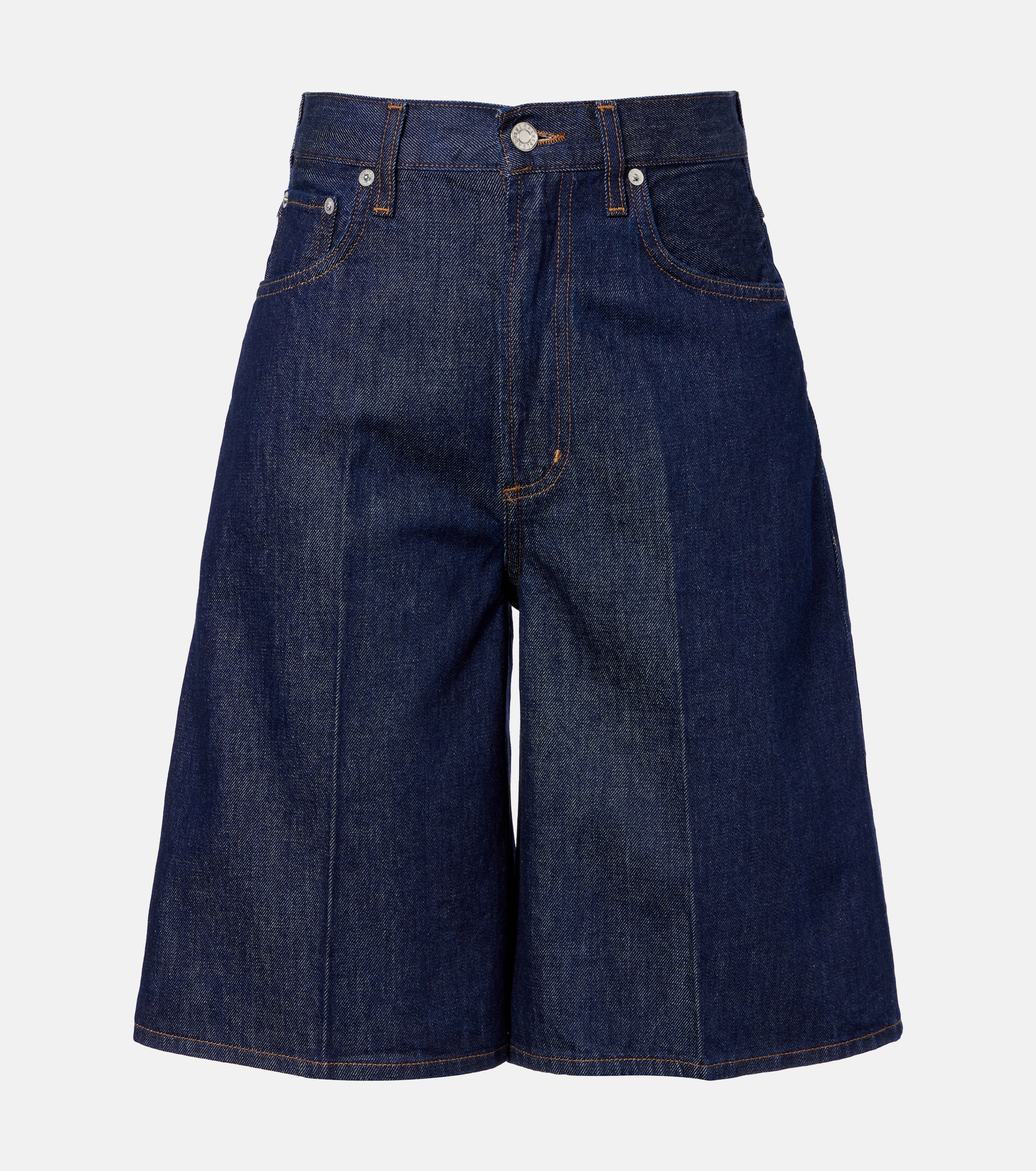 Agolde Nolan denim Bermuda shorts