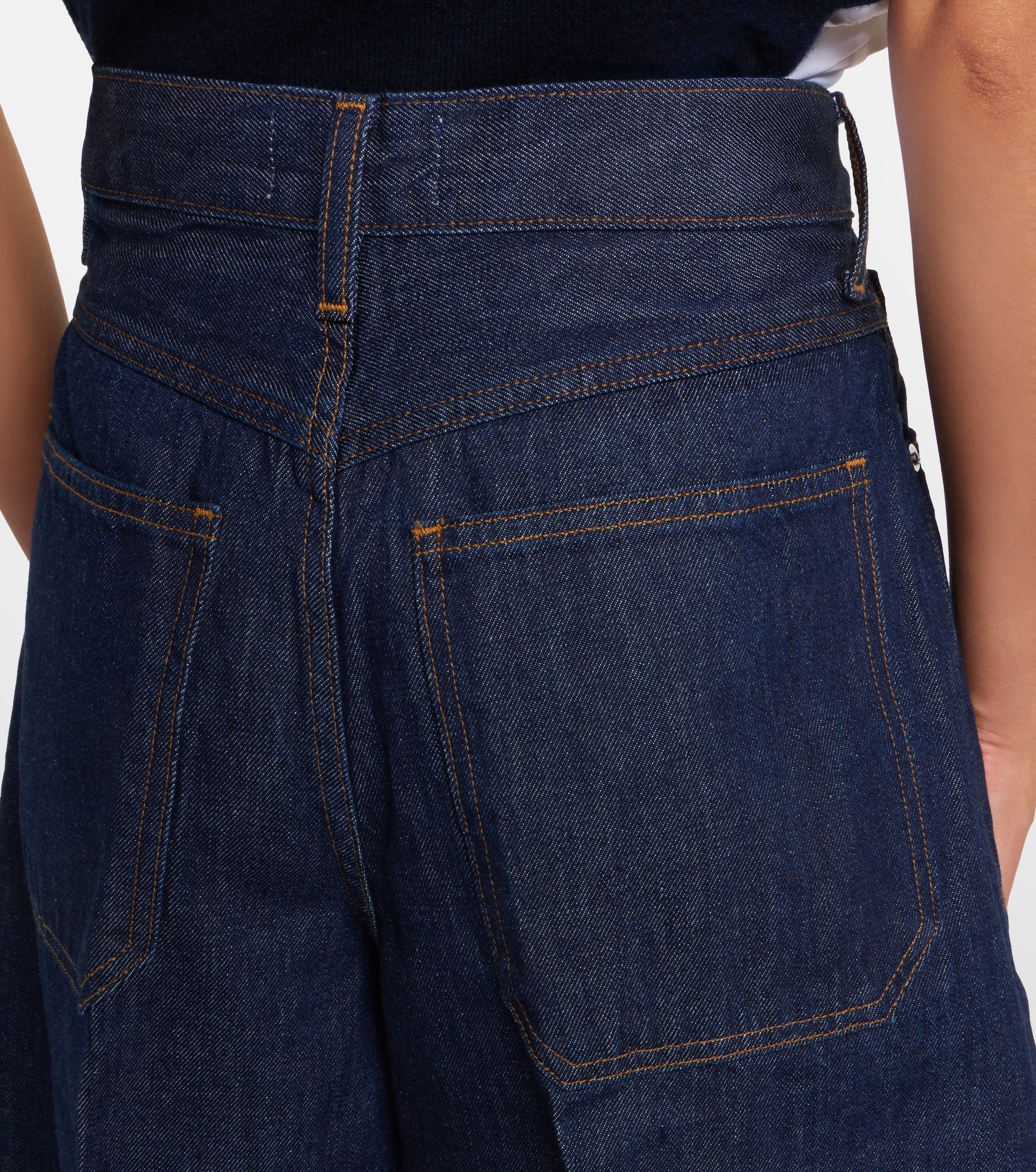 Agolde Nolan denim Bermuda shorts