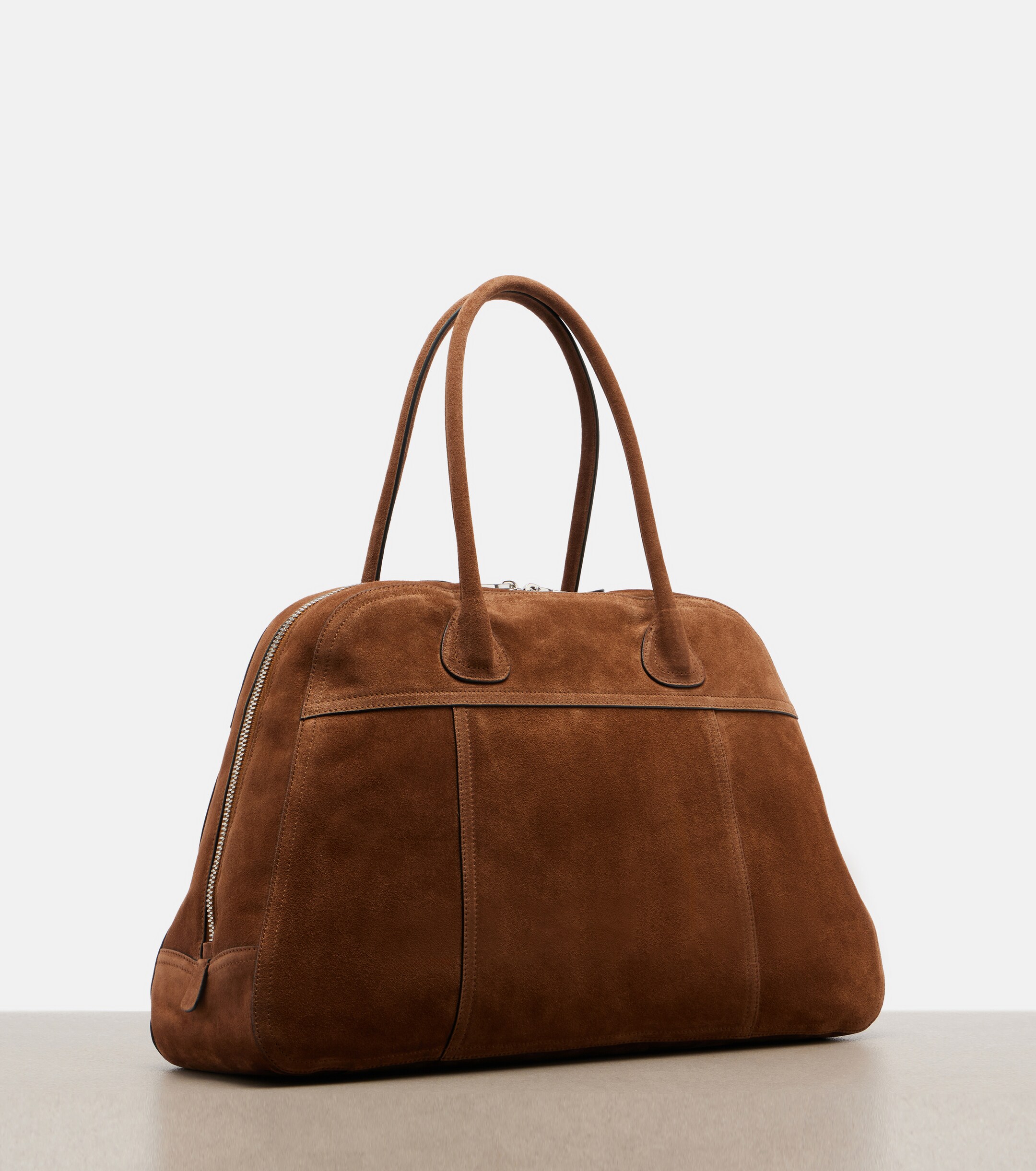 Miu Miu Vivant Large suede bowling bag