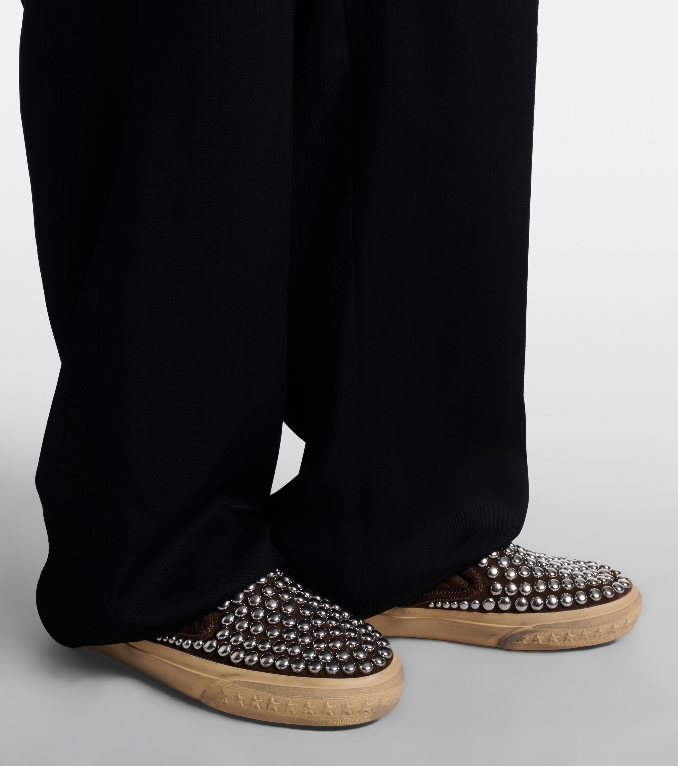 Golden Goose Golden Goose VCE studded suede slip-on sneakers