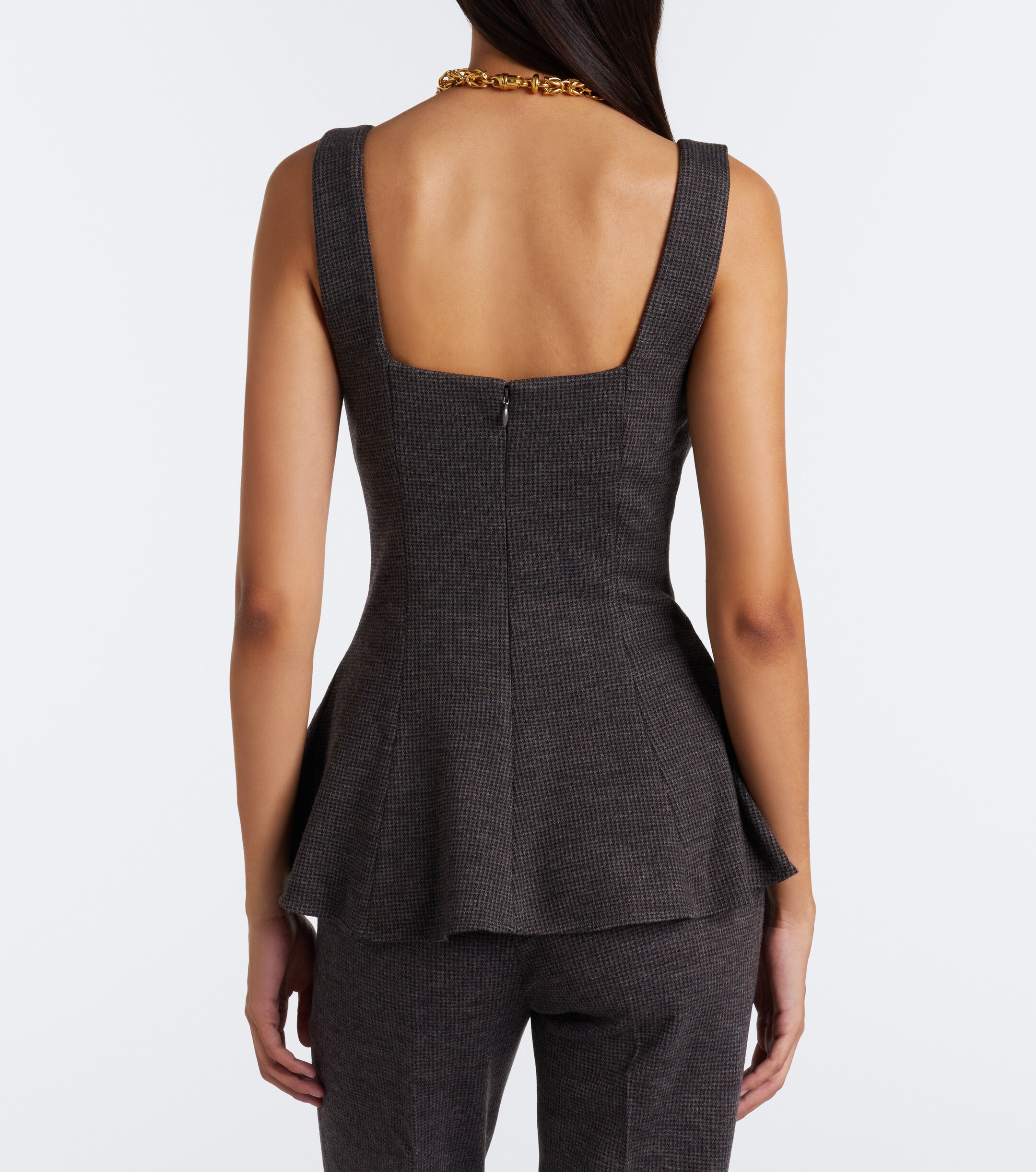 Ralph Lauren Collection Ralph Lauren Collection Peplum wool jersey top