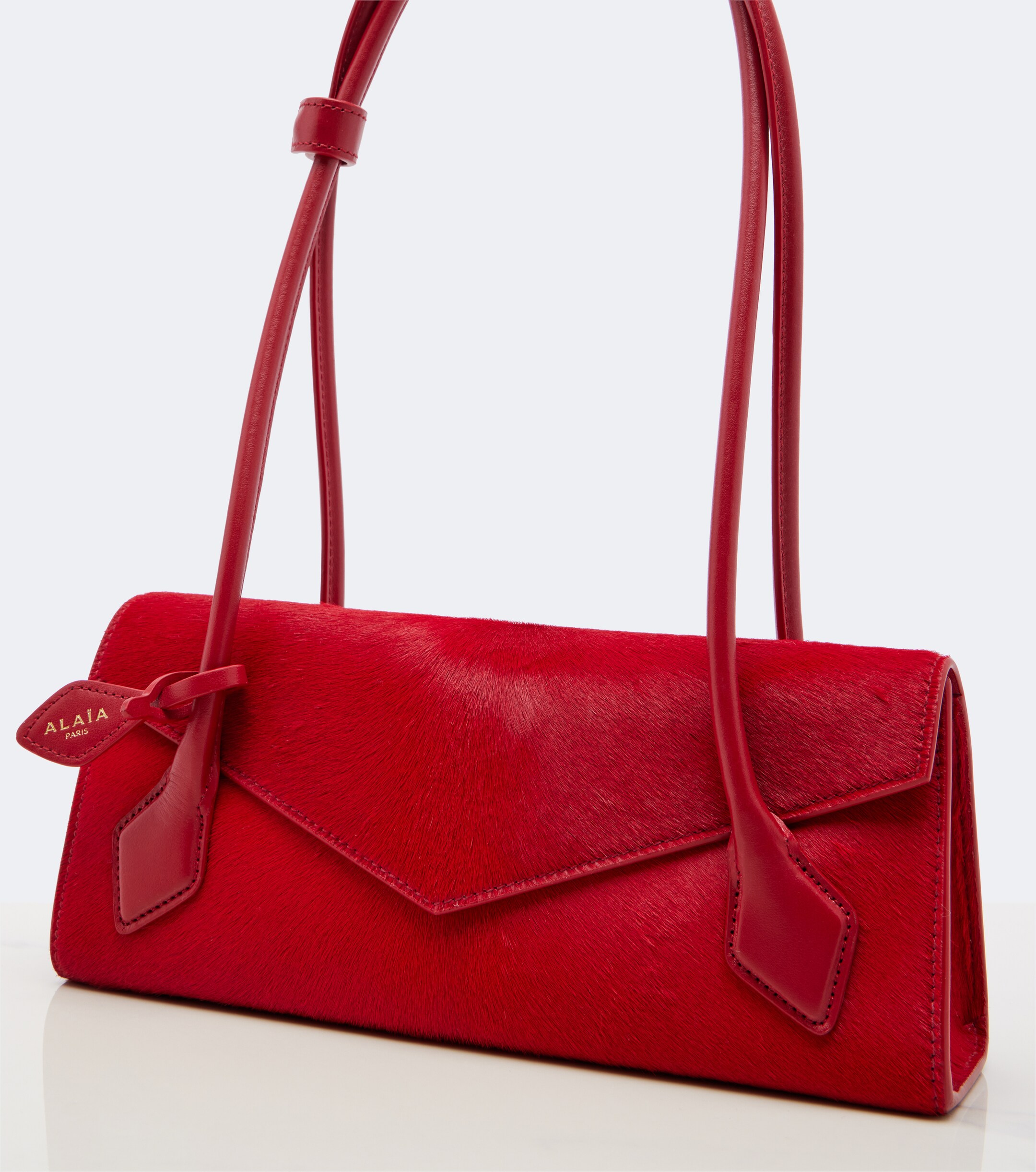 Alaïa Le Teckel Small calf hair shoulder bag