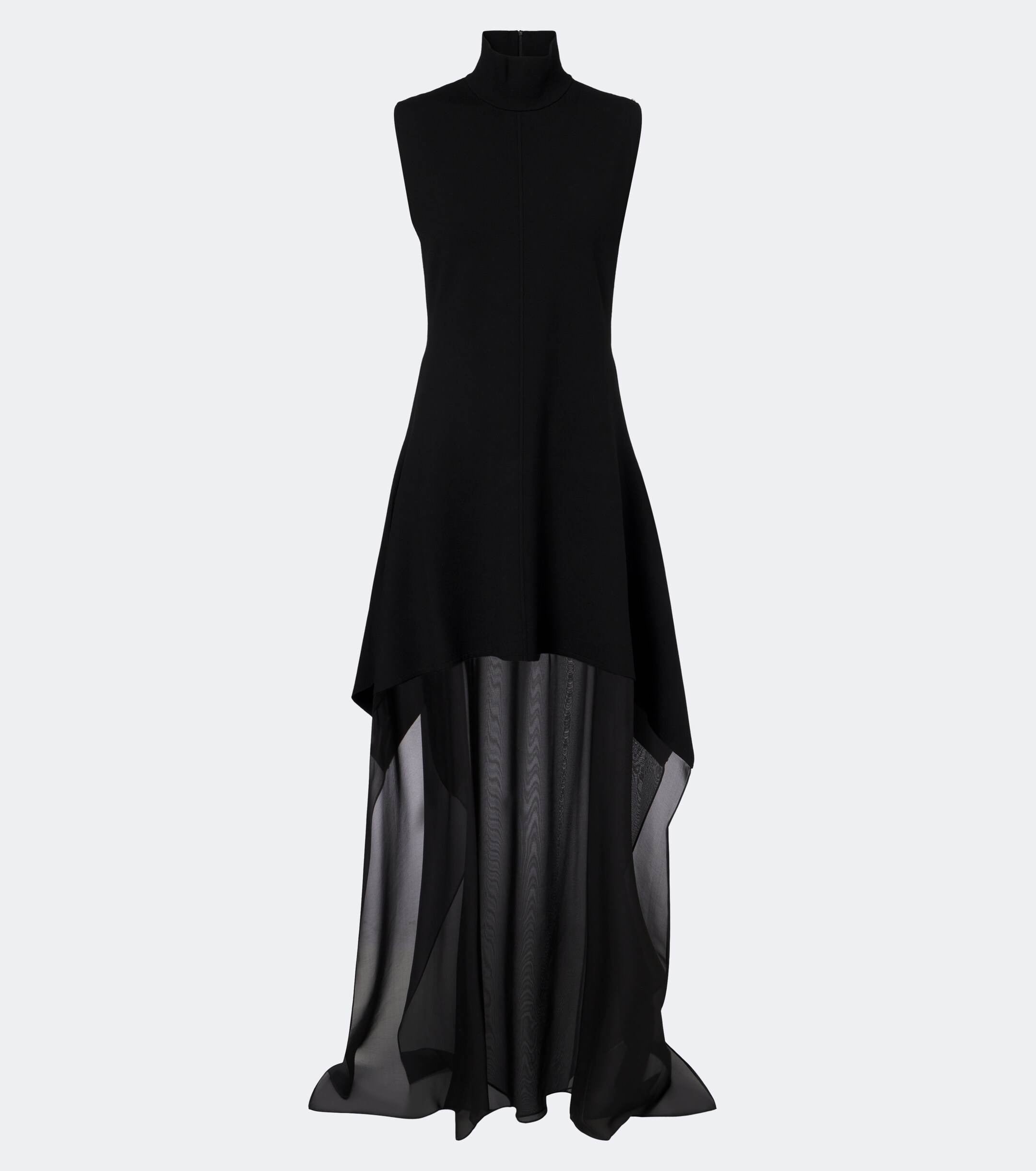 Sportmax Sportmax Turtleneck tiered maxi dress
