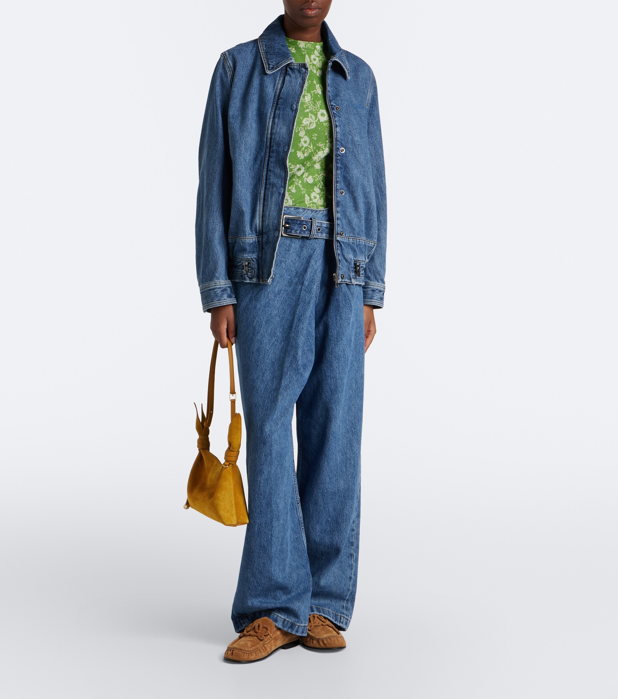 Loewe Loewe Draped wide-leg jeans