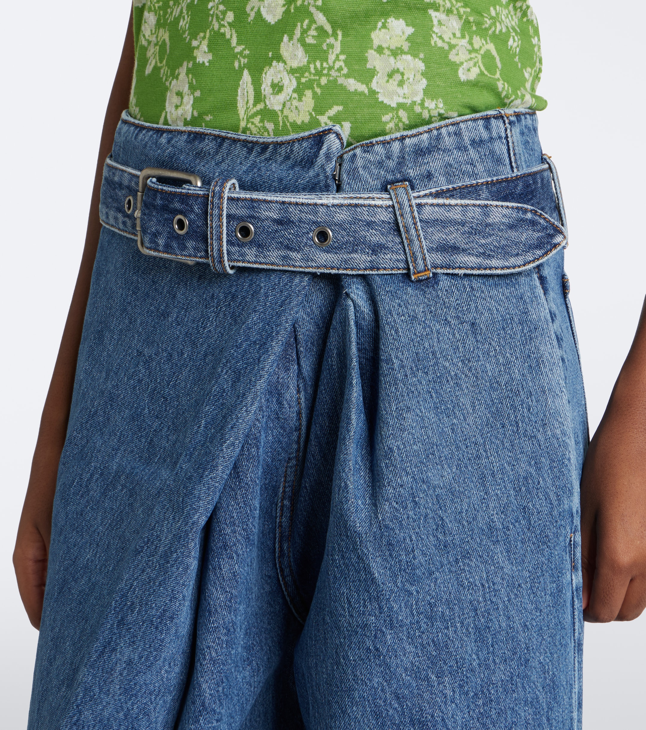 Loewe Loewe Draped wide-leg jeans