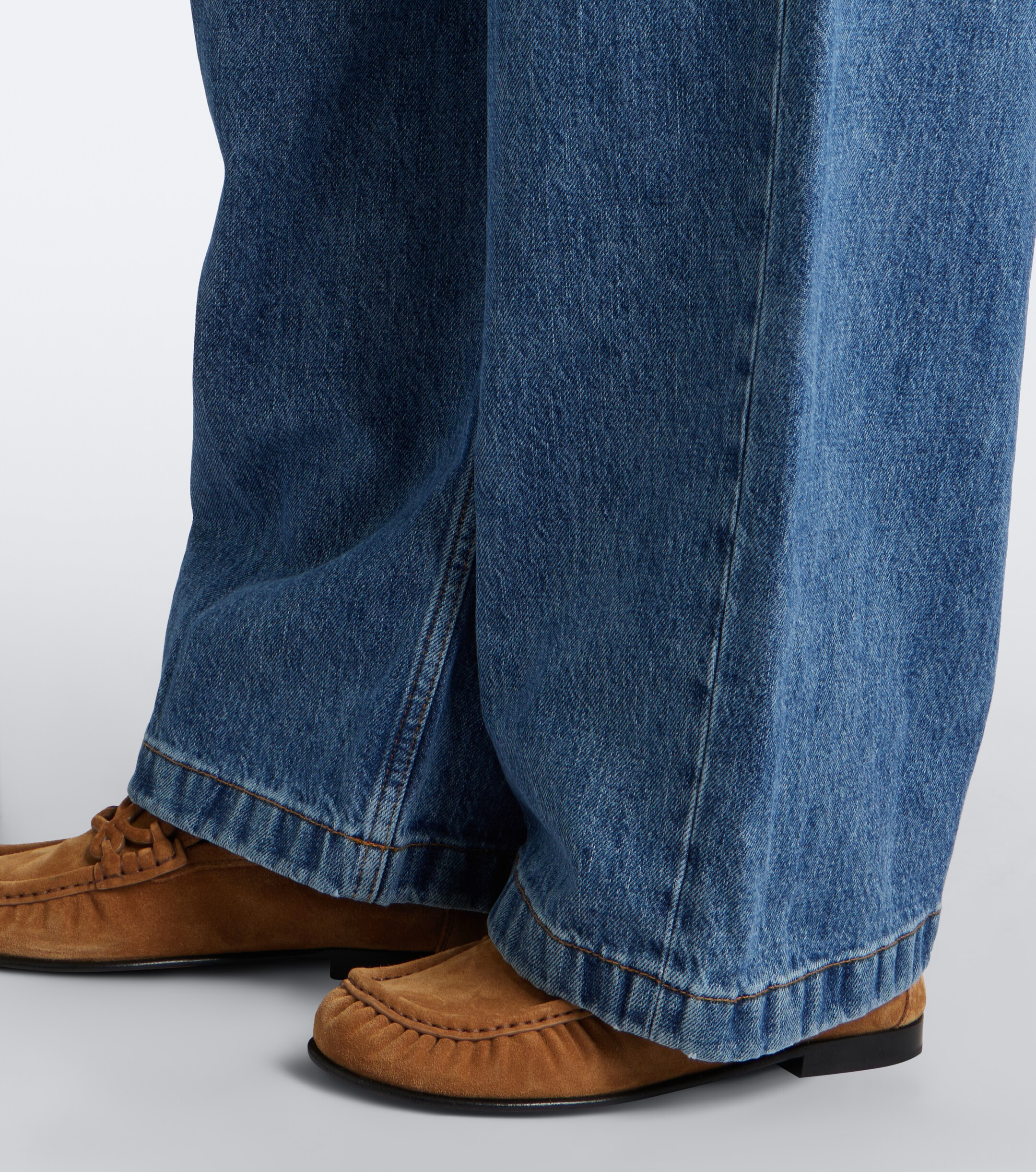 Loewe Loewe Draped wide-leg jeans