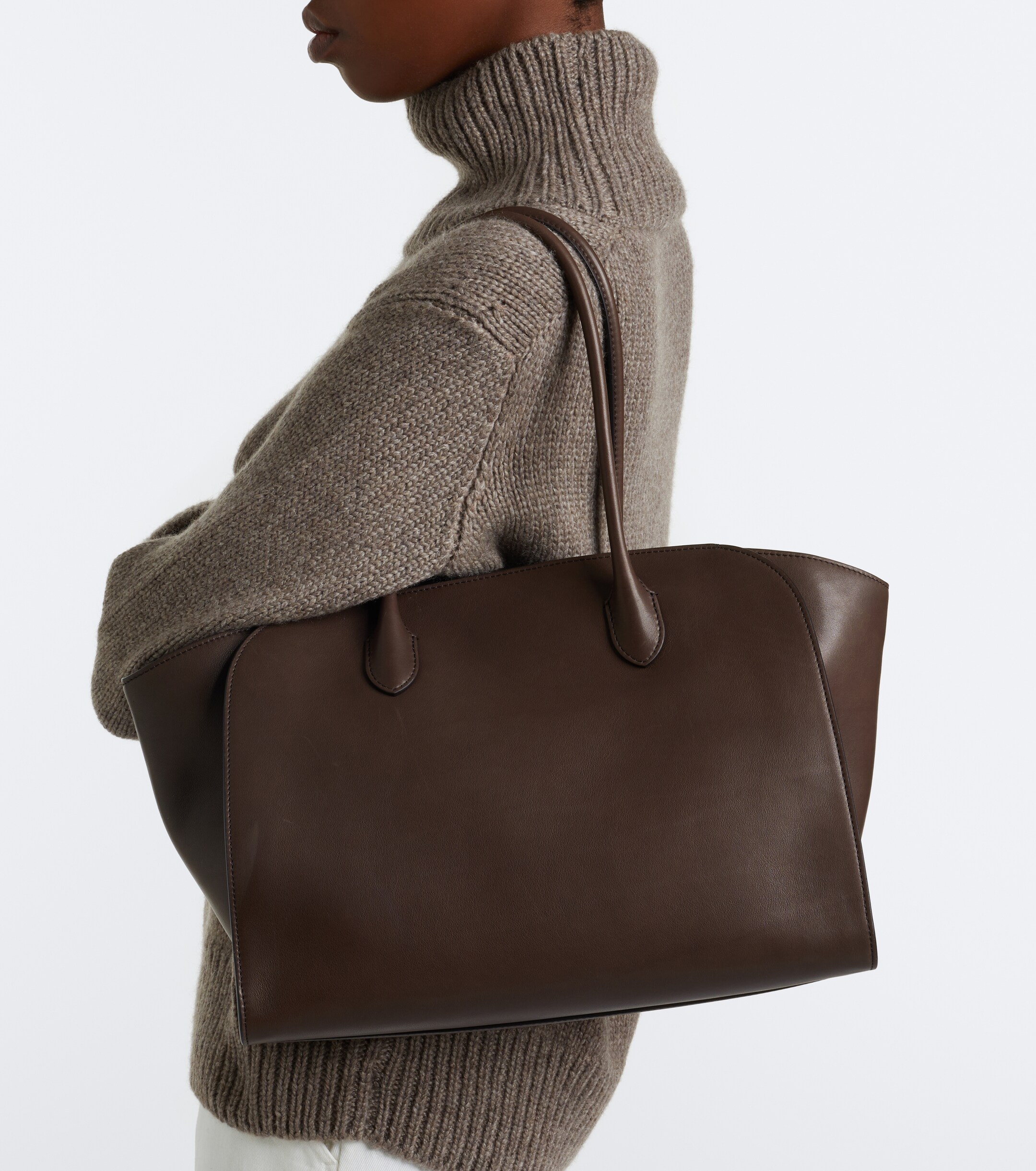 The Row The Row Marlo Medium leather tote bag