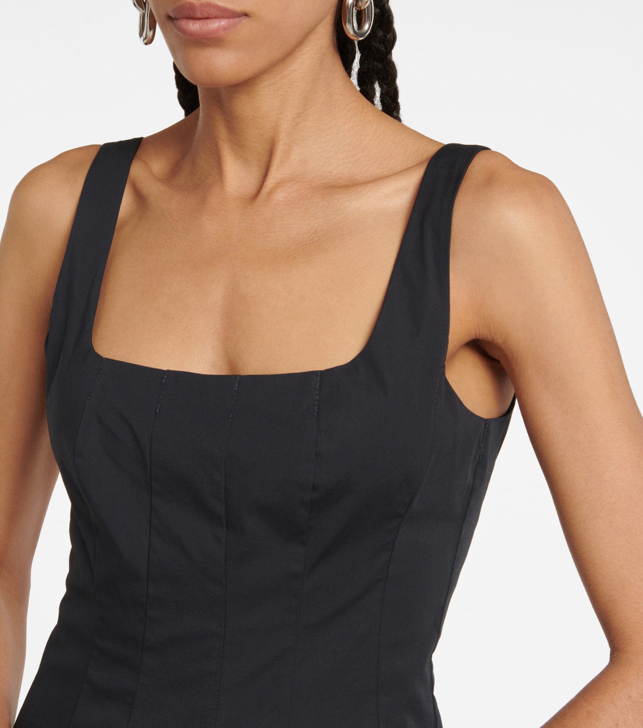 Staud Wells cotton minidress