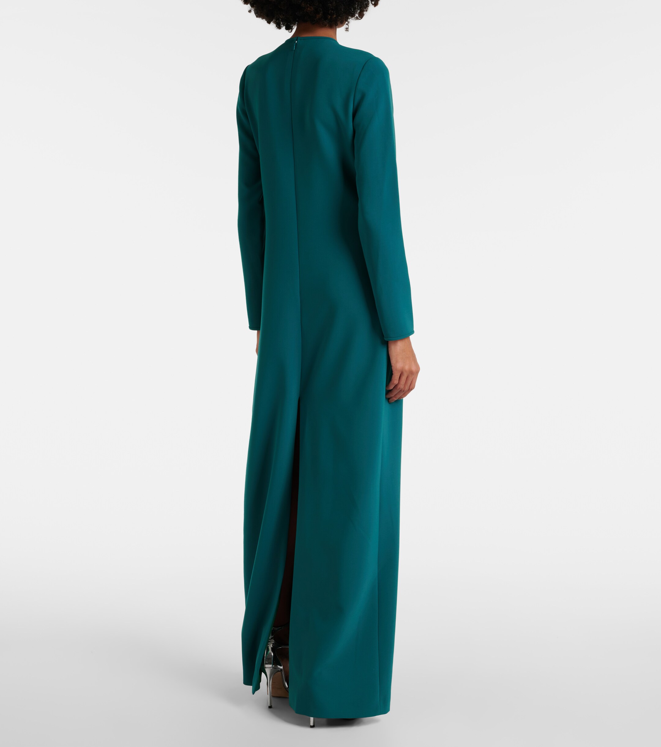 Costarellos Elea embellished crêpe gown thumbnail