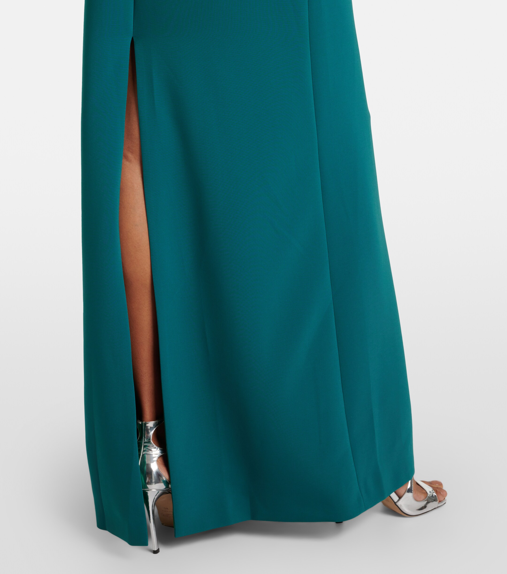 Costarellos Elea embellished crêpe gown thumbnail