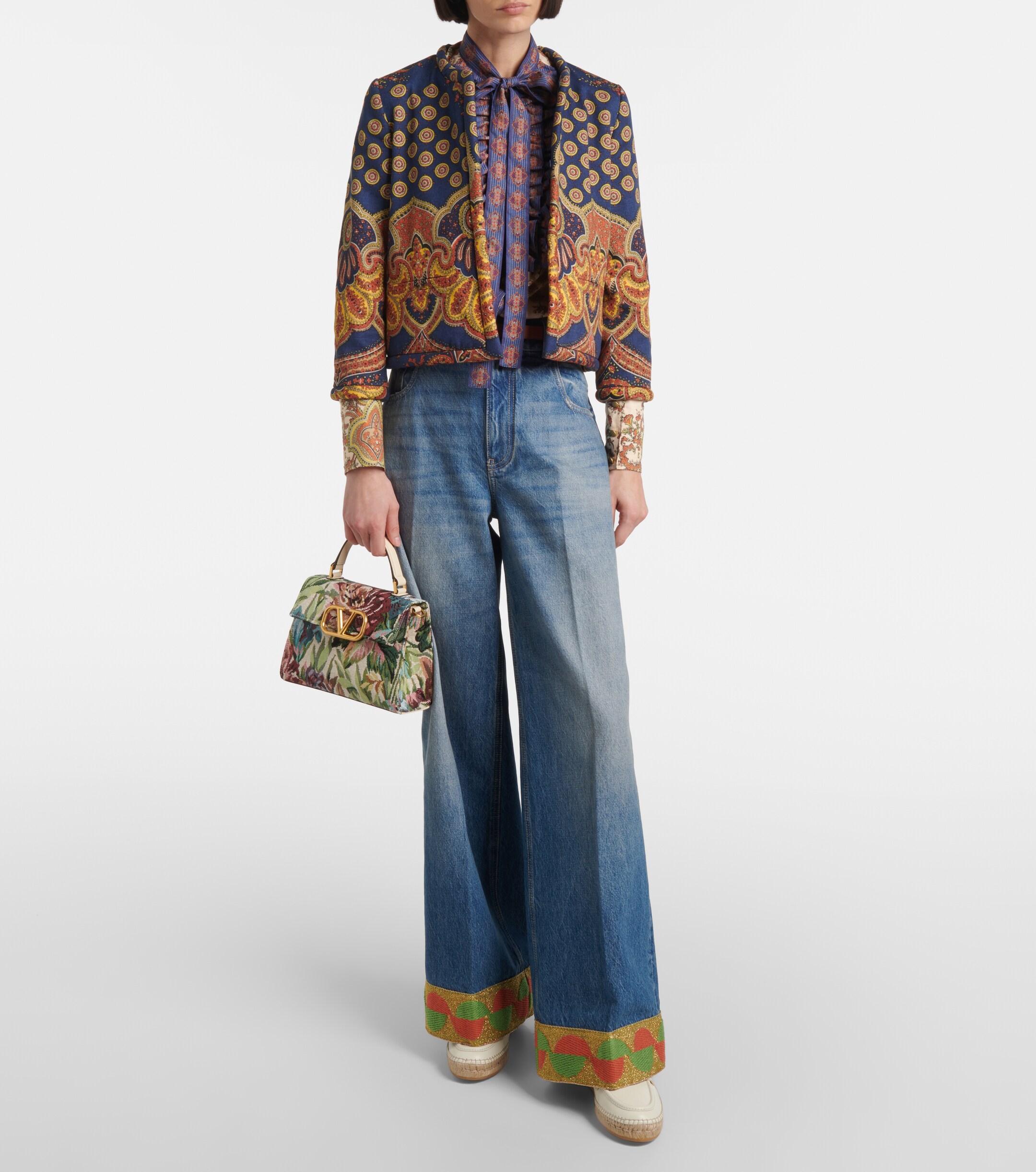 Valentino Garavani VLogo Signature leather espadrilles