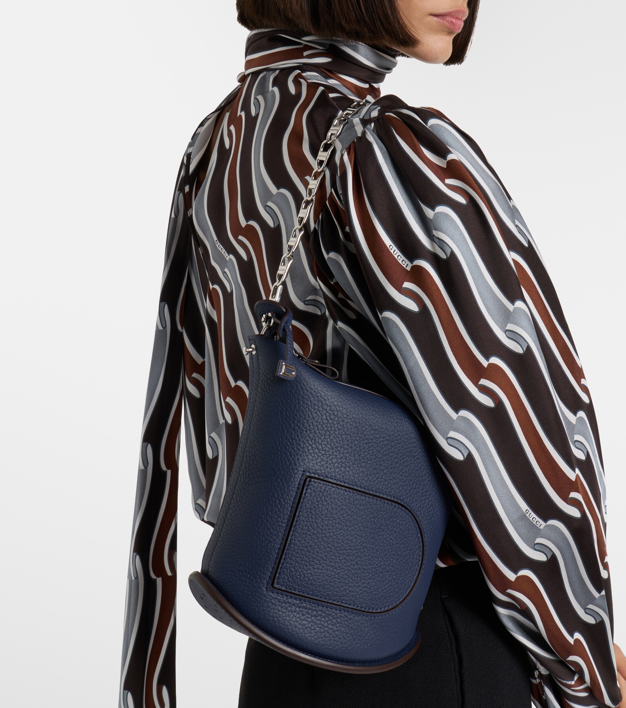 Delvaux Pin Twist Medium leather crossbody bag thumbnail