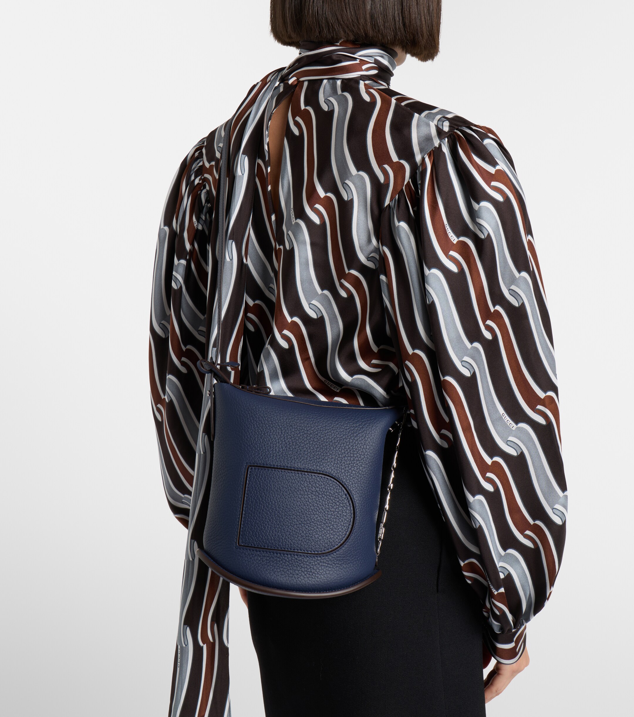 Delvaux Pin Twist Medium leather crossbody bag thumbnail