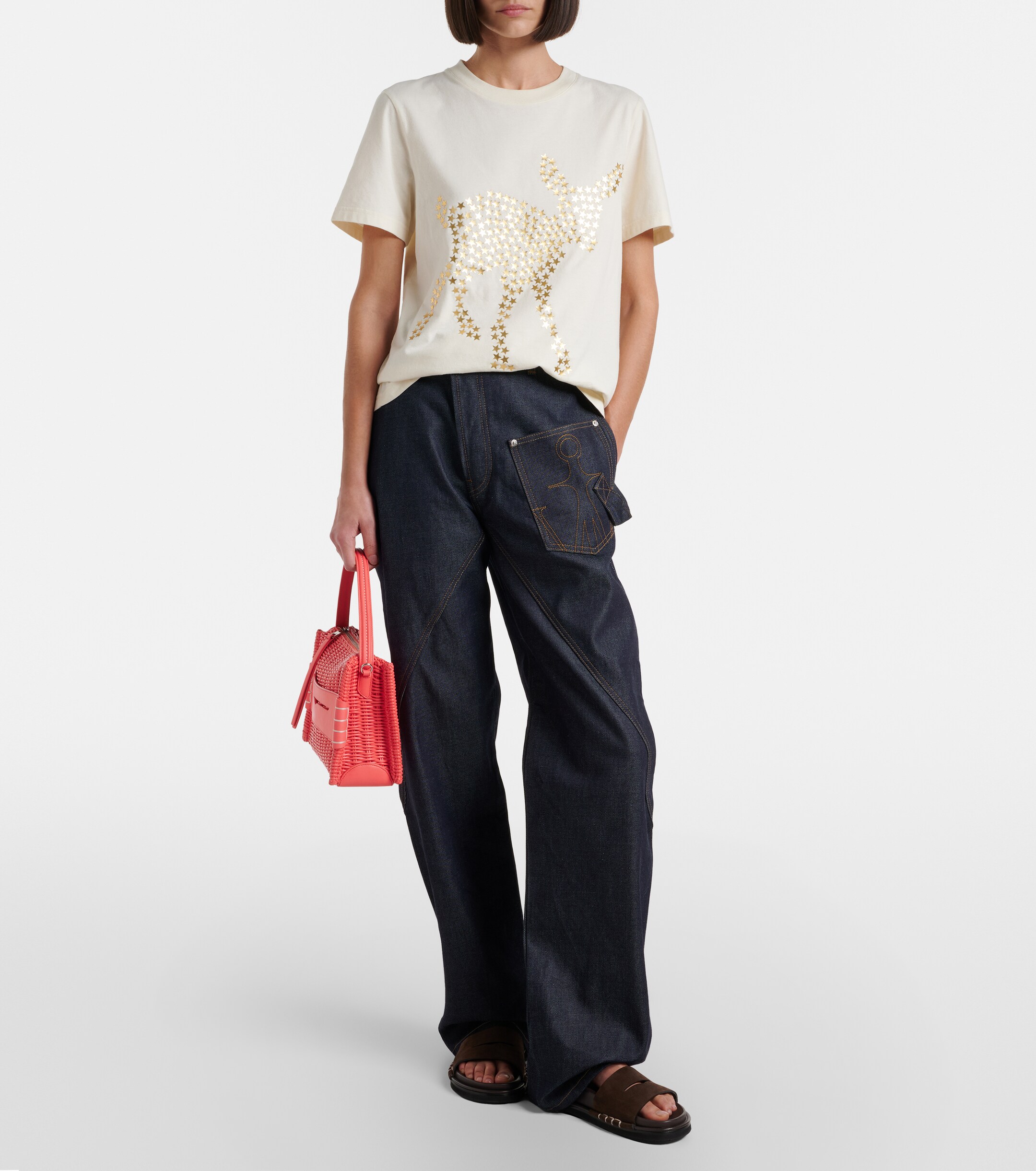 Jw Anderson Loafer Medium leather shoulder bag