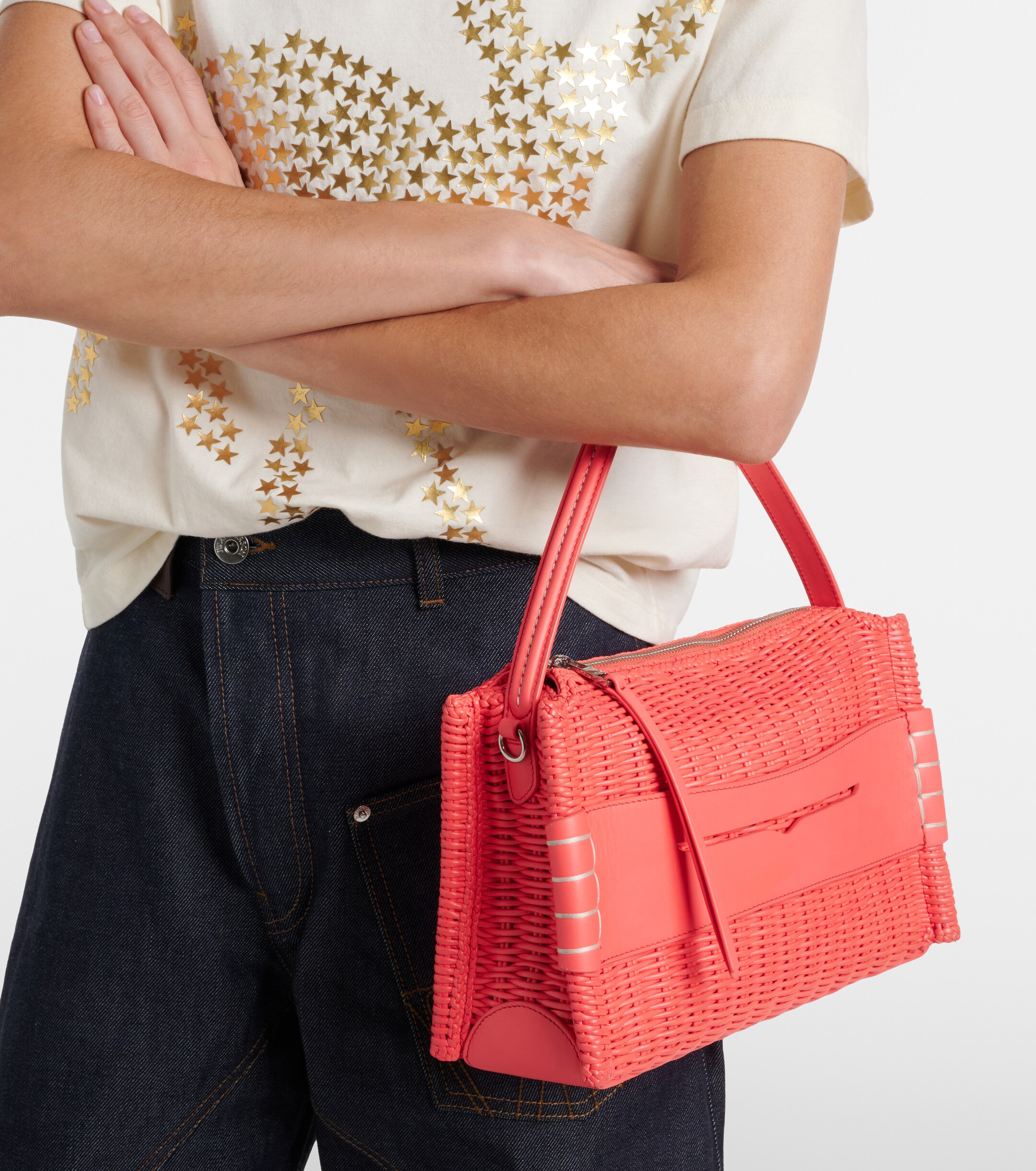 Jw Anderson Loafer Medium leather shoulder bag