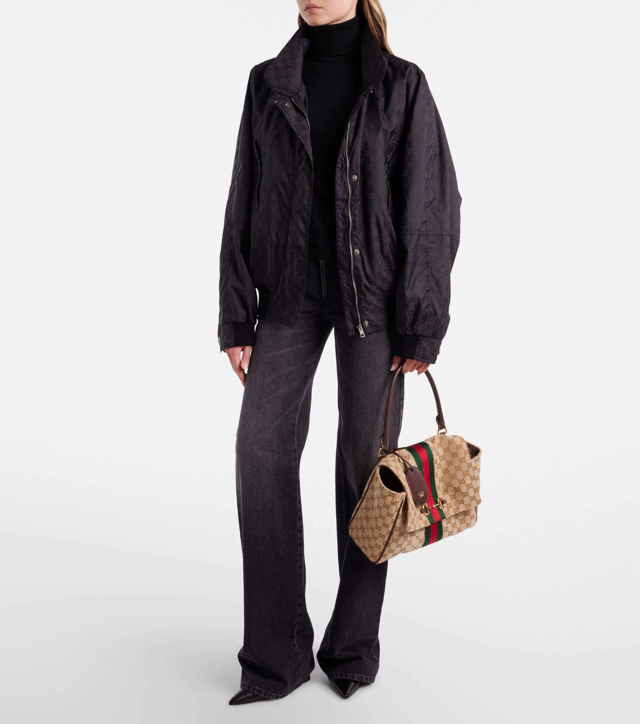 Gucci Paparazzo GG canvas Medium top-handle bag