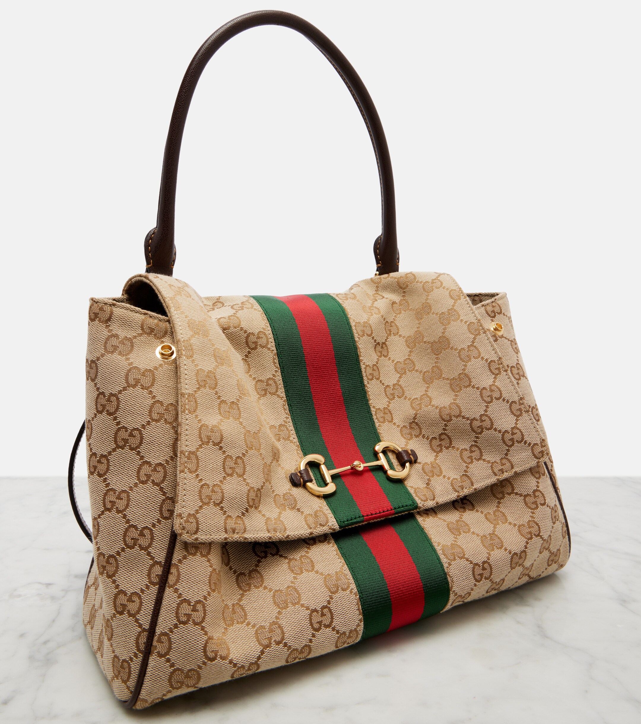 Gucci Paparazzo GG canvas Medium top-handle bag