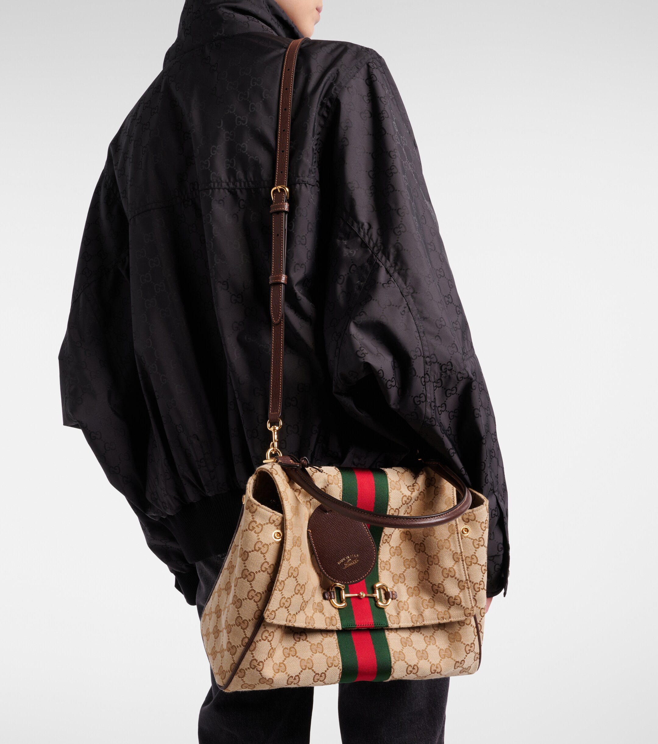 Gucci Paparazzo GG canvas Medium top-handle bag