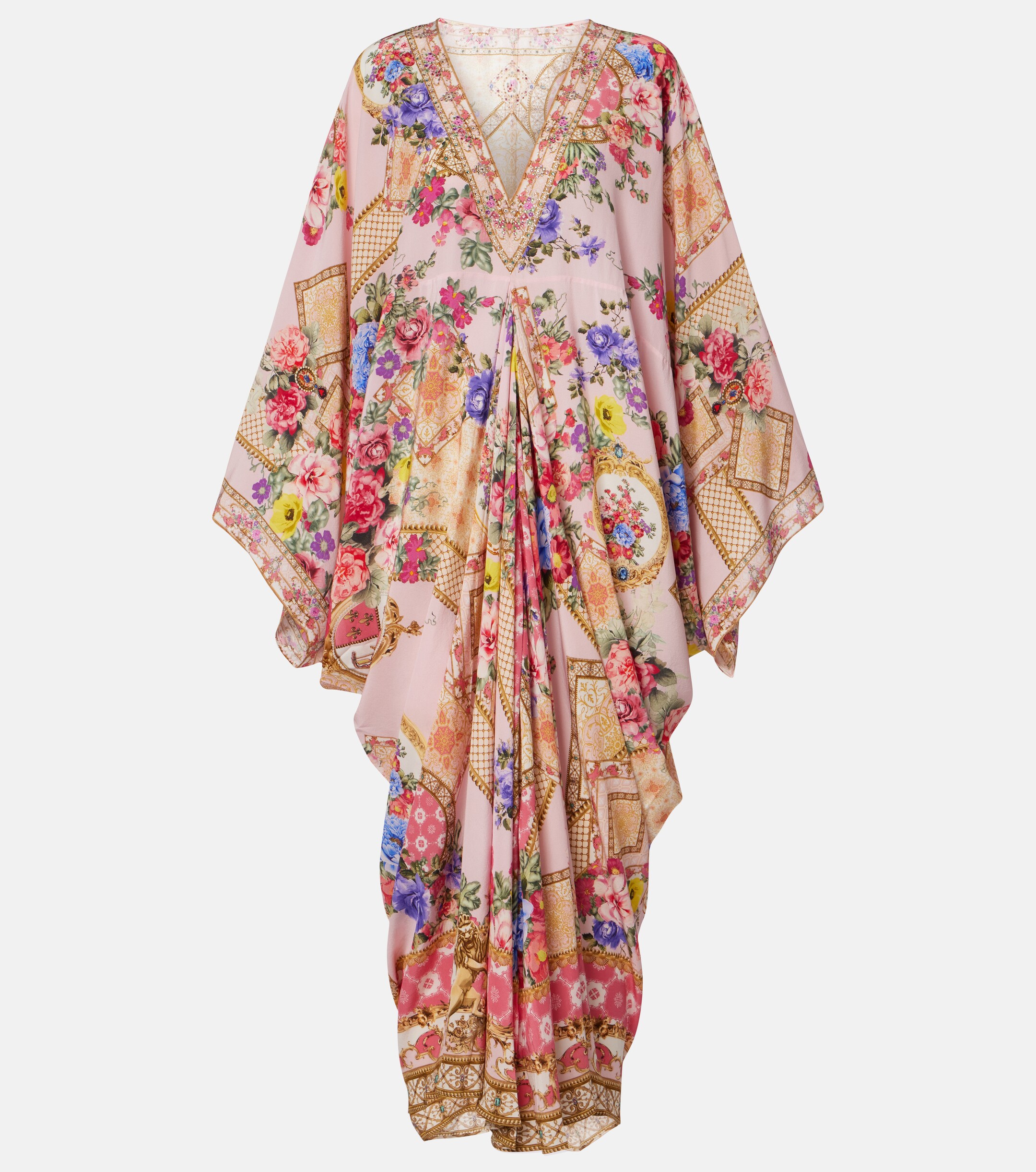 Camilla Camilla Floral silk kaftan