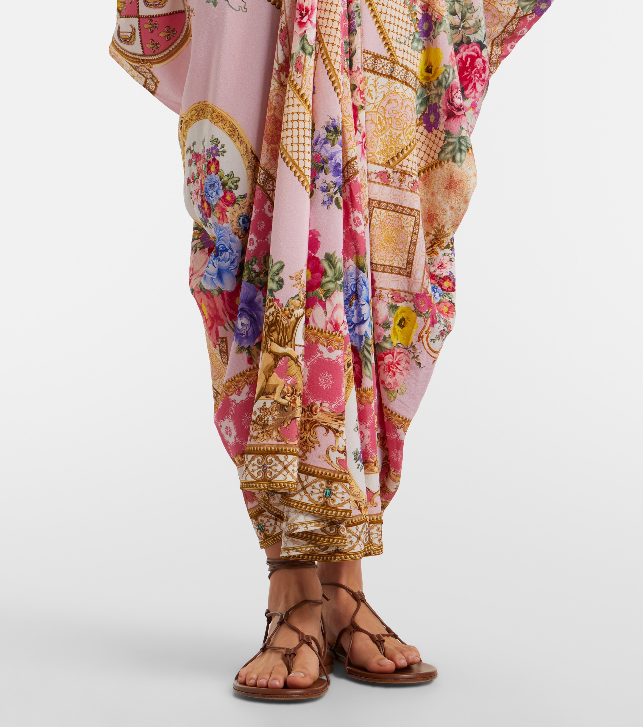 Camilla Camilla Floral silk kaftan