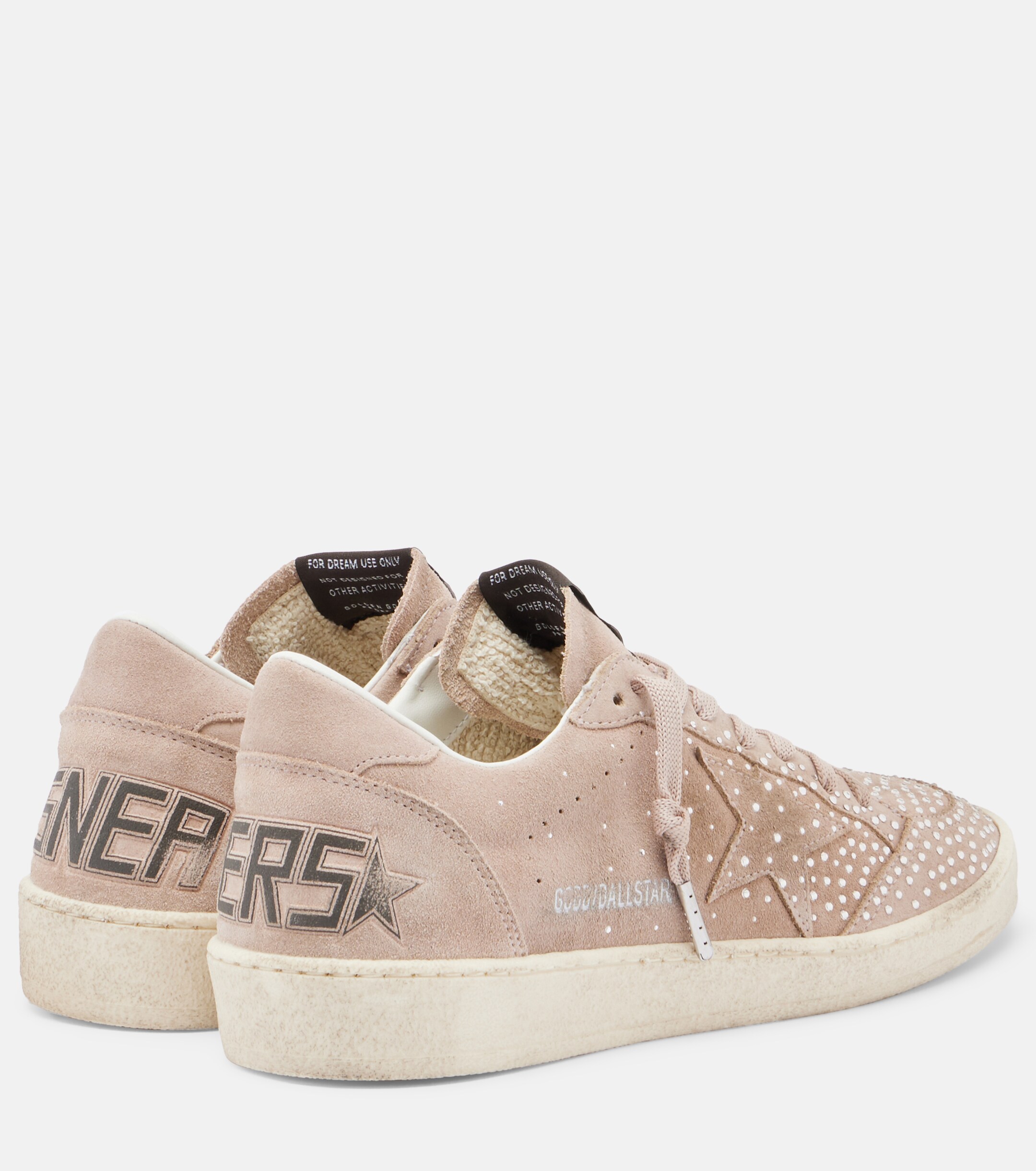 Golden Goose Golden Goose Ball Star embellished suede sneakers